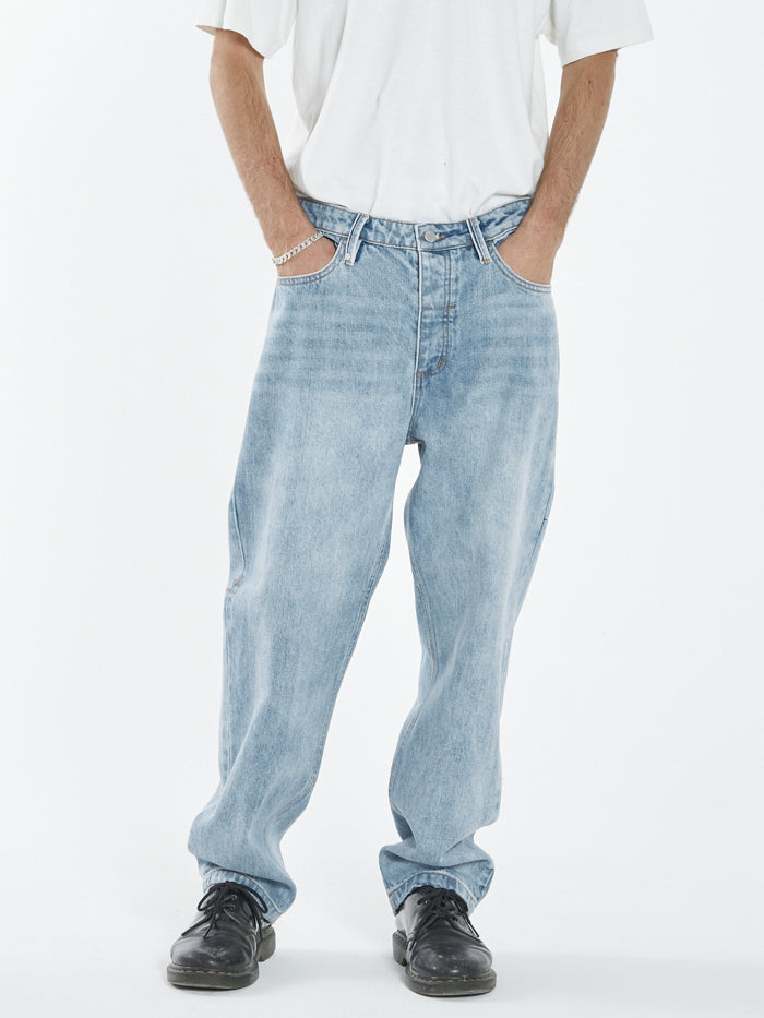 Thrills Slacker Denim Jean Dust Blue