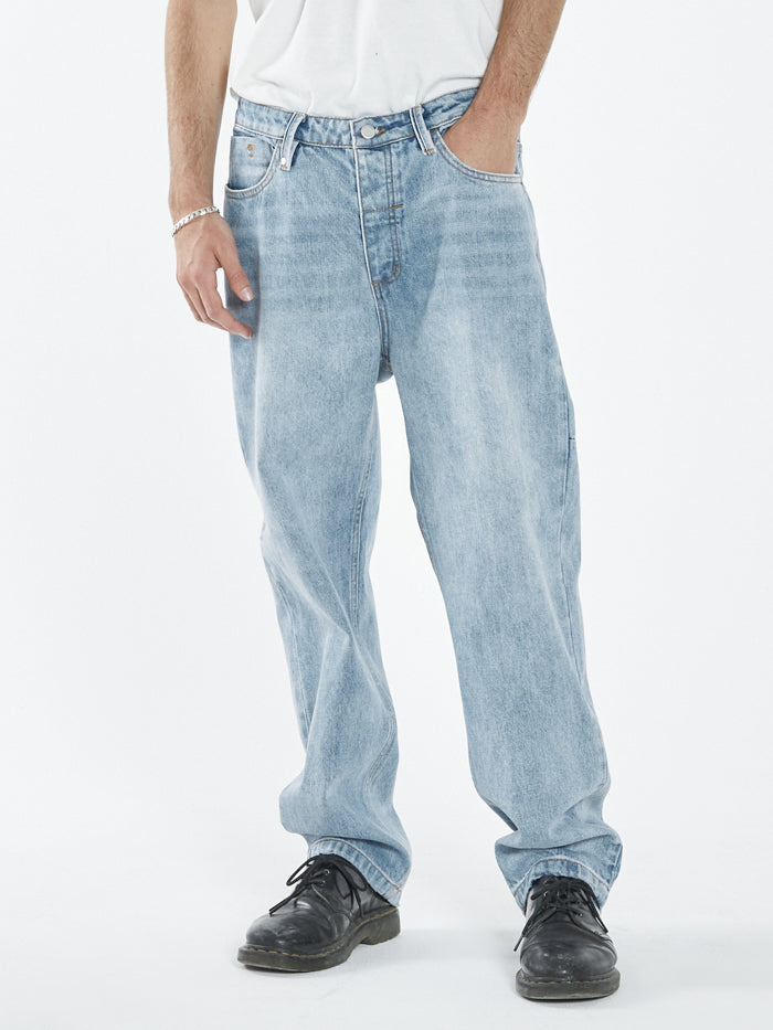 Thrills Slacker Denim Jean Dust Blue