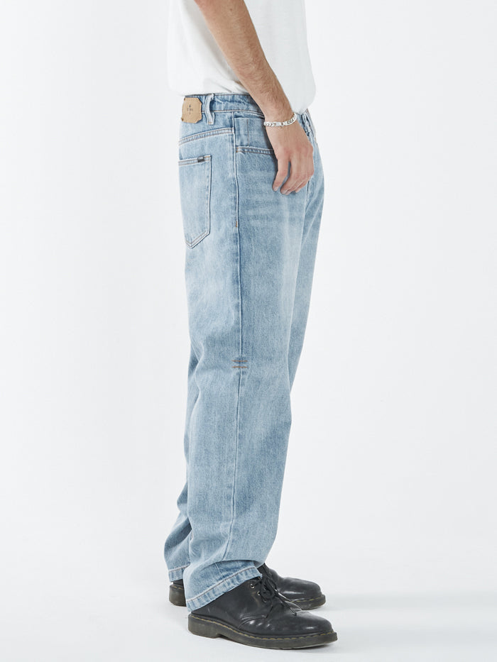 Thrills Slacker Denim Jean Dust Blue