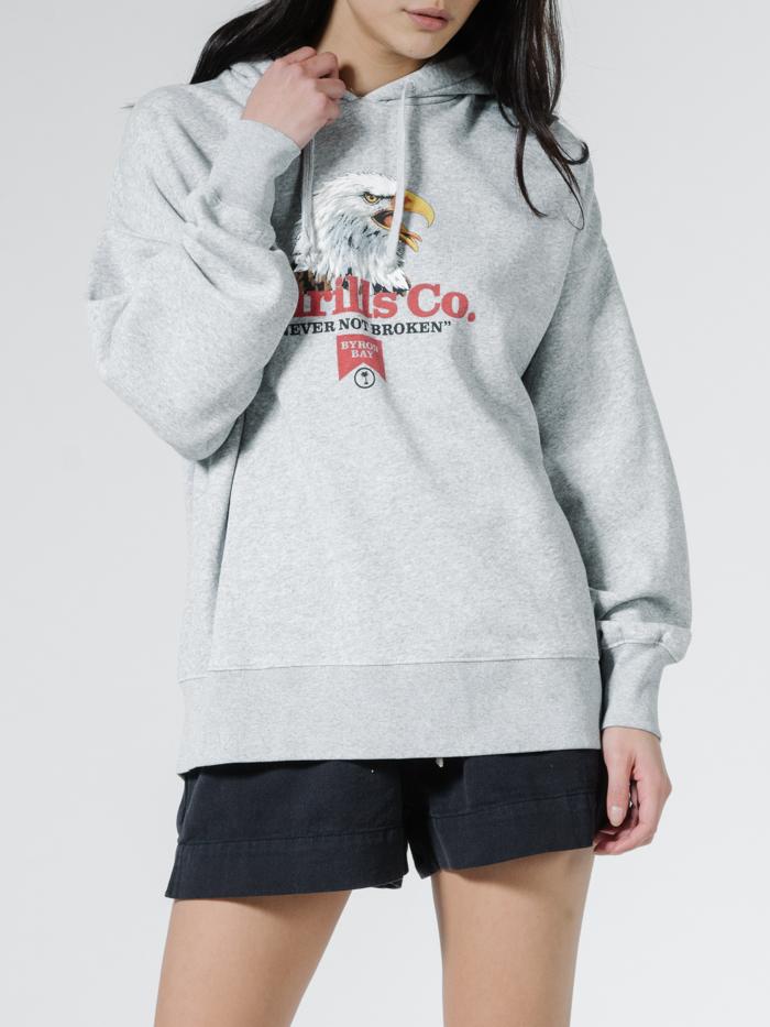 Thrills Talla Slouch Hoodie - Vintage Marle Vintage marle