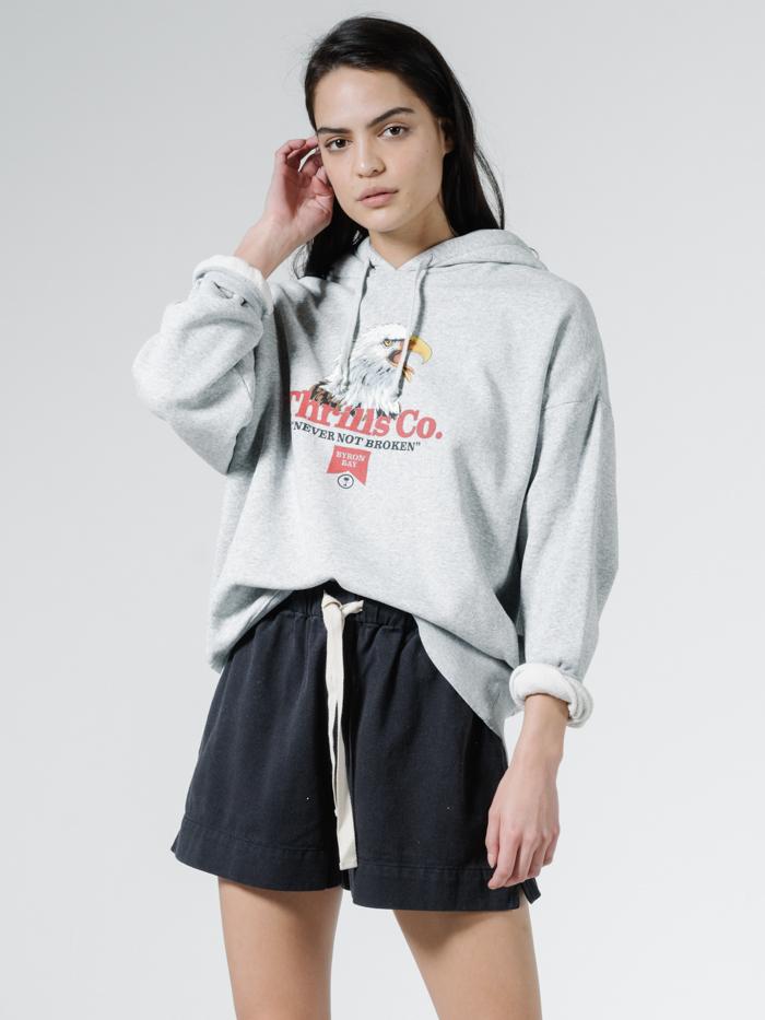 Thrills Talla Slouch Hoodie - Vintage Marle Vintage marle