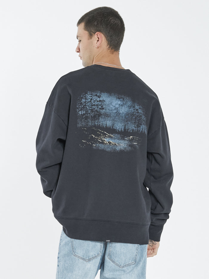Thrills Twilight Slouch Fit Crew TWILIGHT BLACK