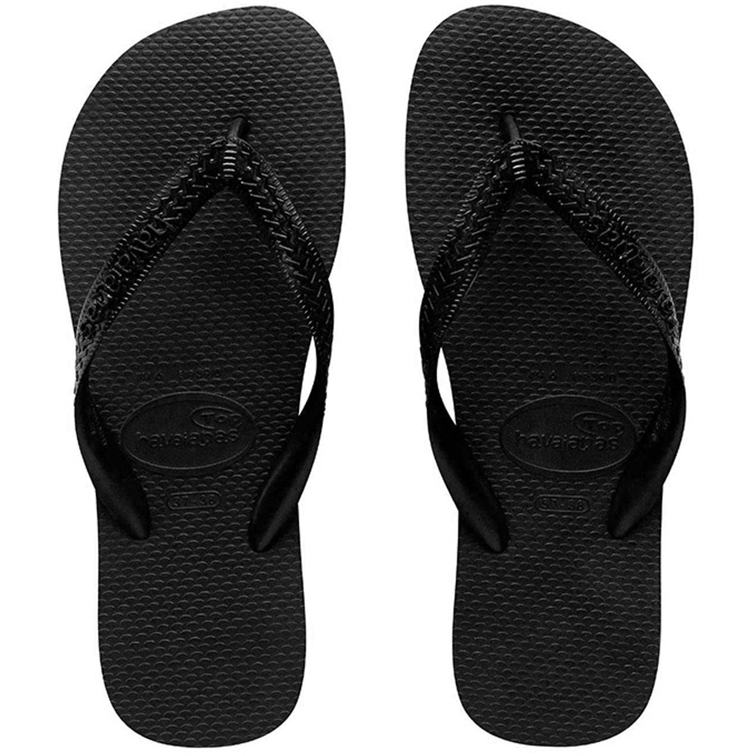 Top Thongs Black
