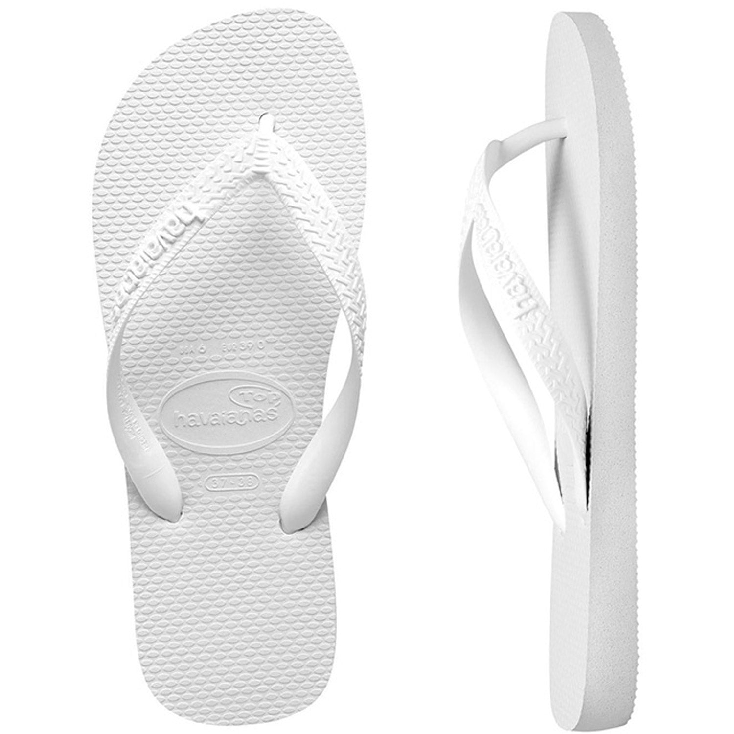 Top Thongs White