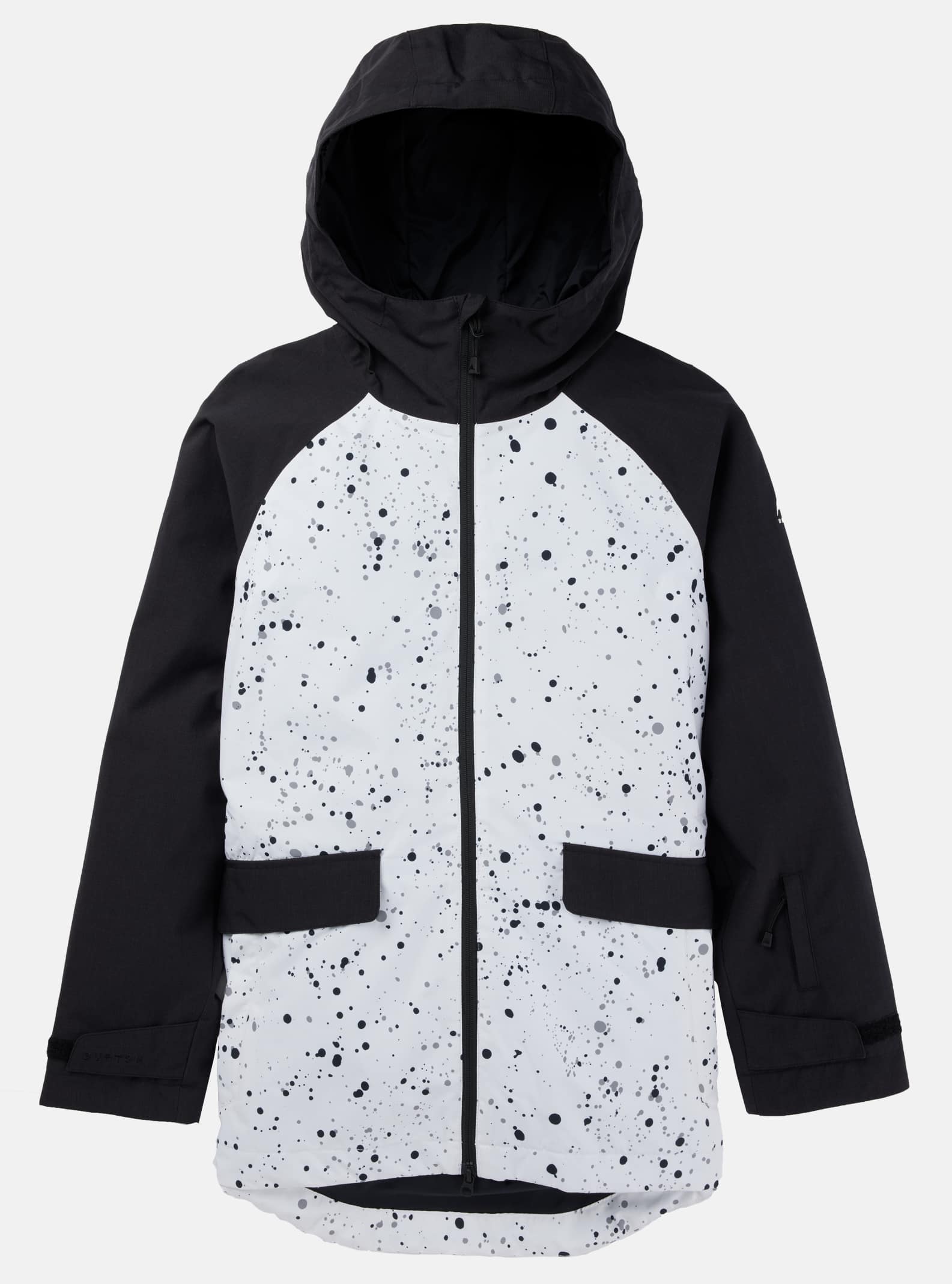 Burton Women's Burton Lalik 2L Jacket Stout White Spatter/True Black