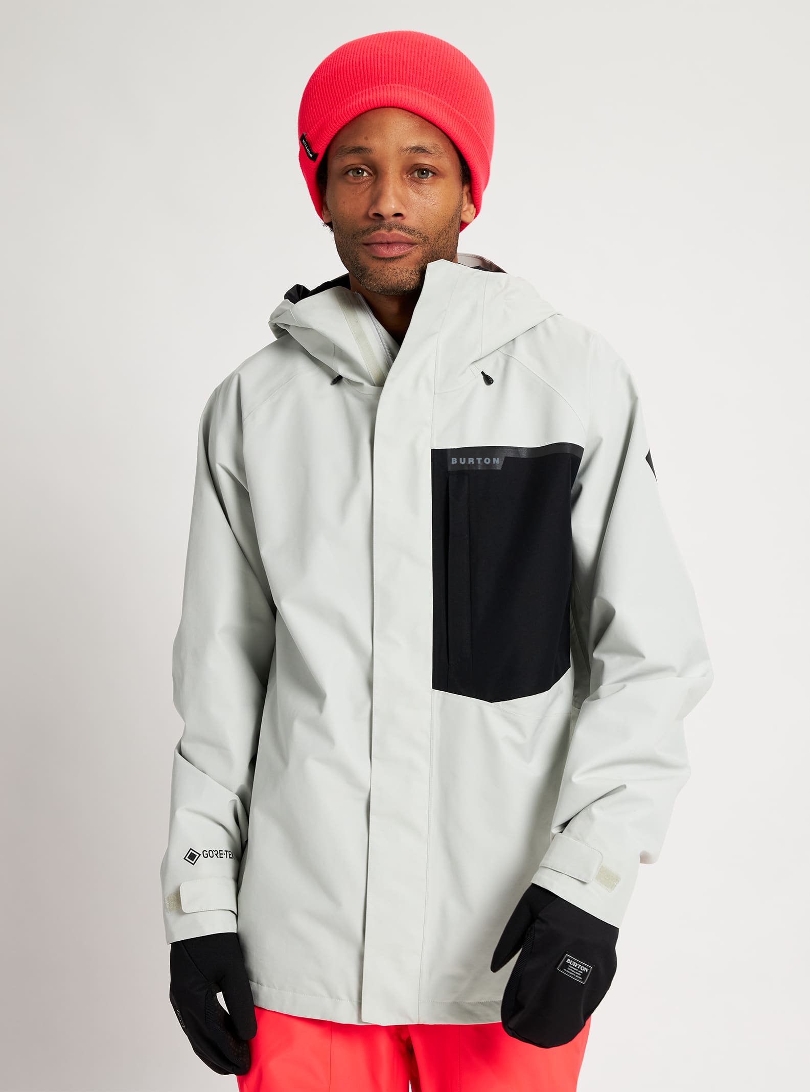 Burton GORE-TEX Powline Jacket 2022 Lunar gray / true black