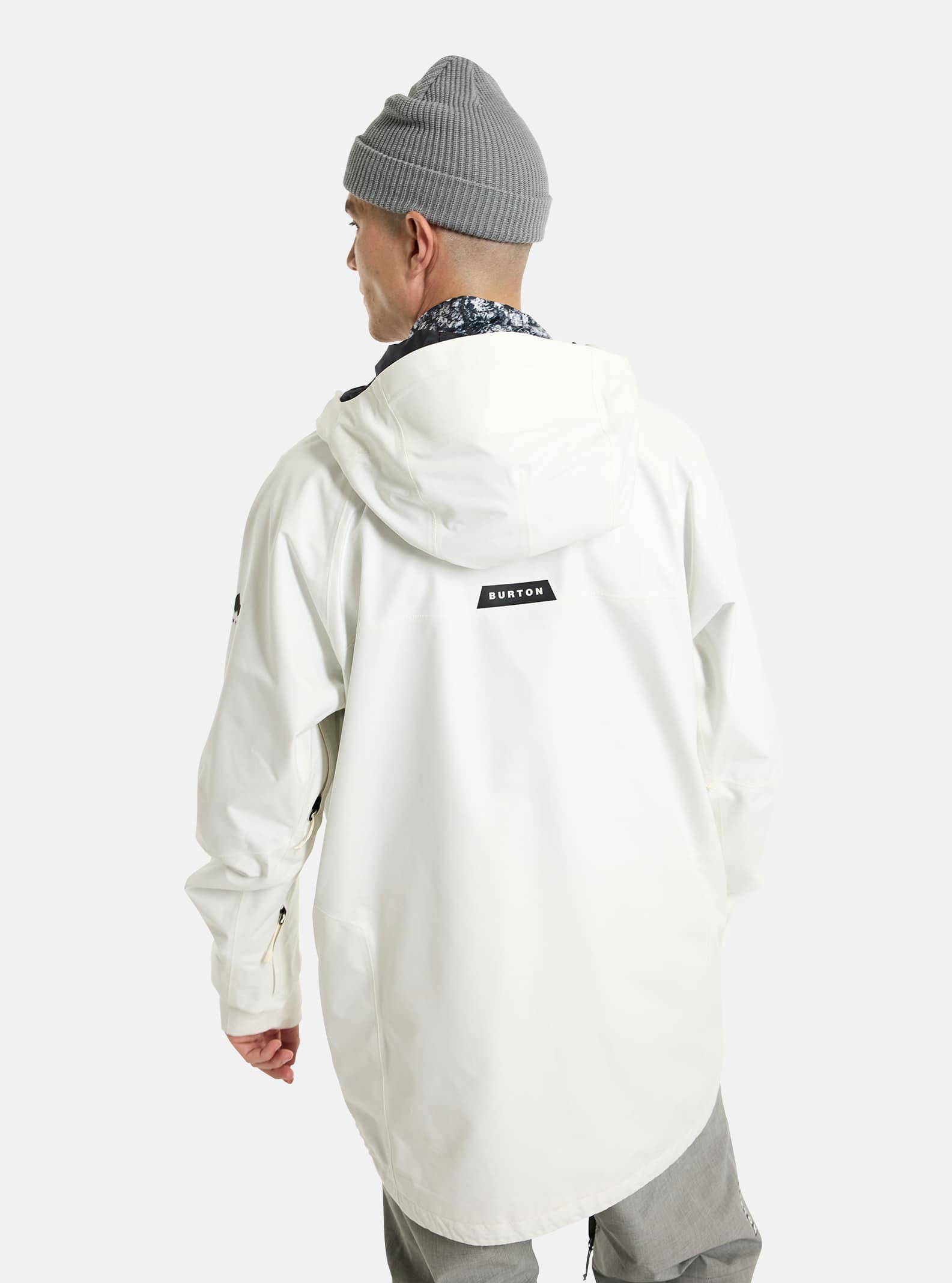Burton Men's Burton Powline GORE-TEX 2L Jacket Stout White/True Black
