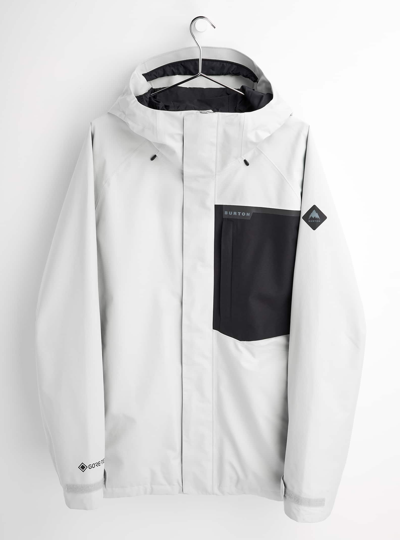 Burton GORE-TEX Powline Jacket 2022 Lunar gray / true black