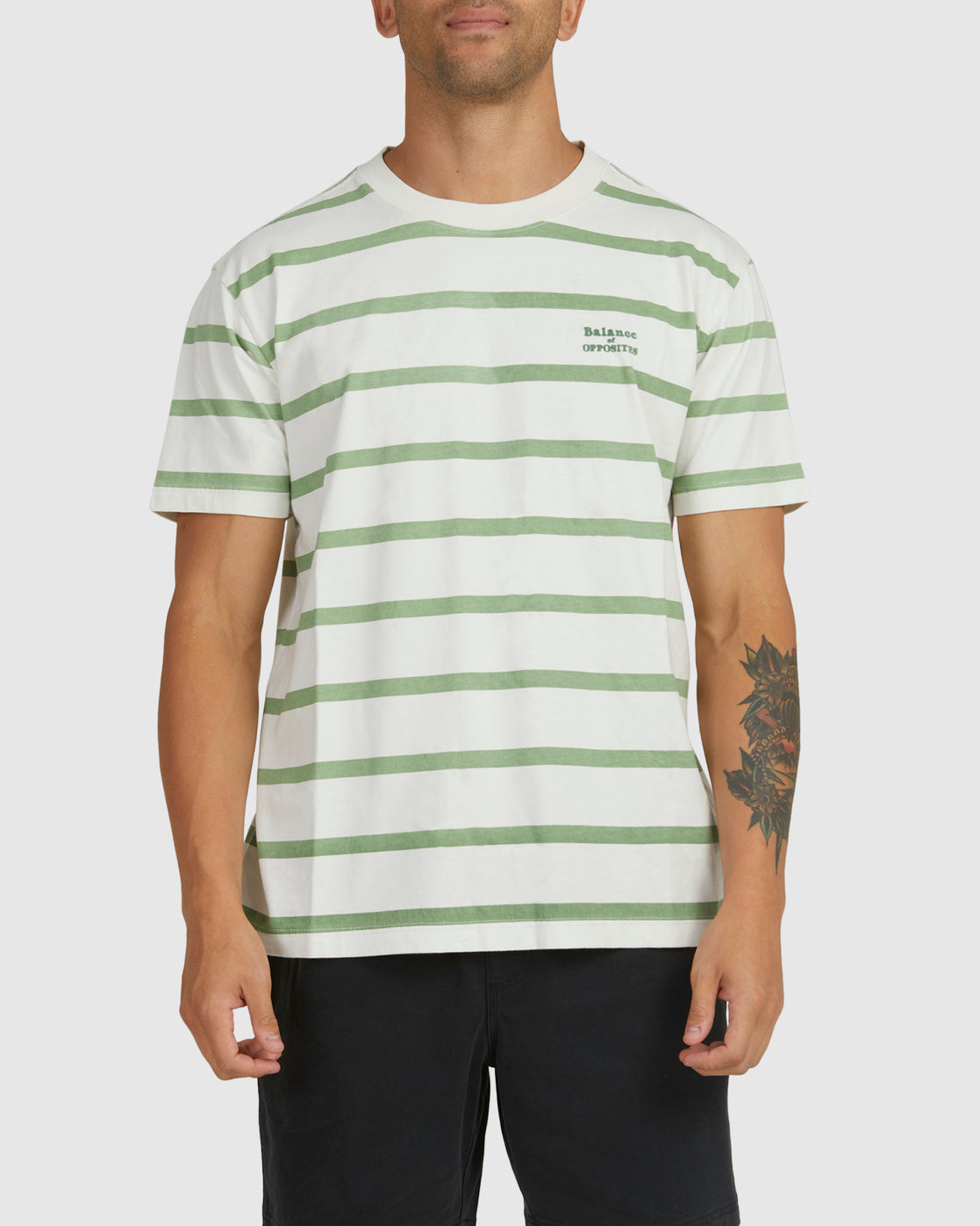 DEL RAY STRIPE SS TEE