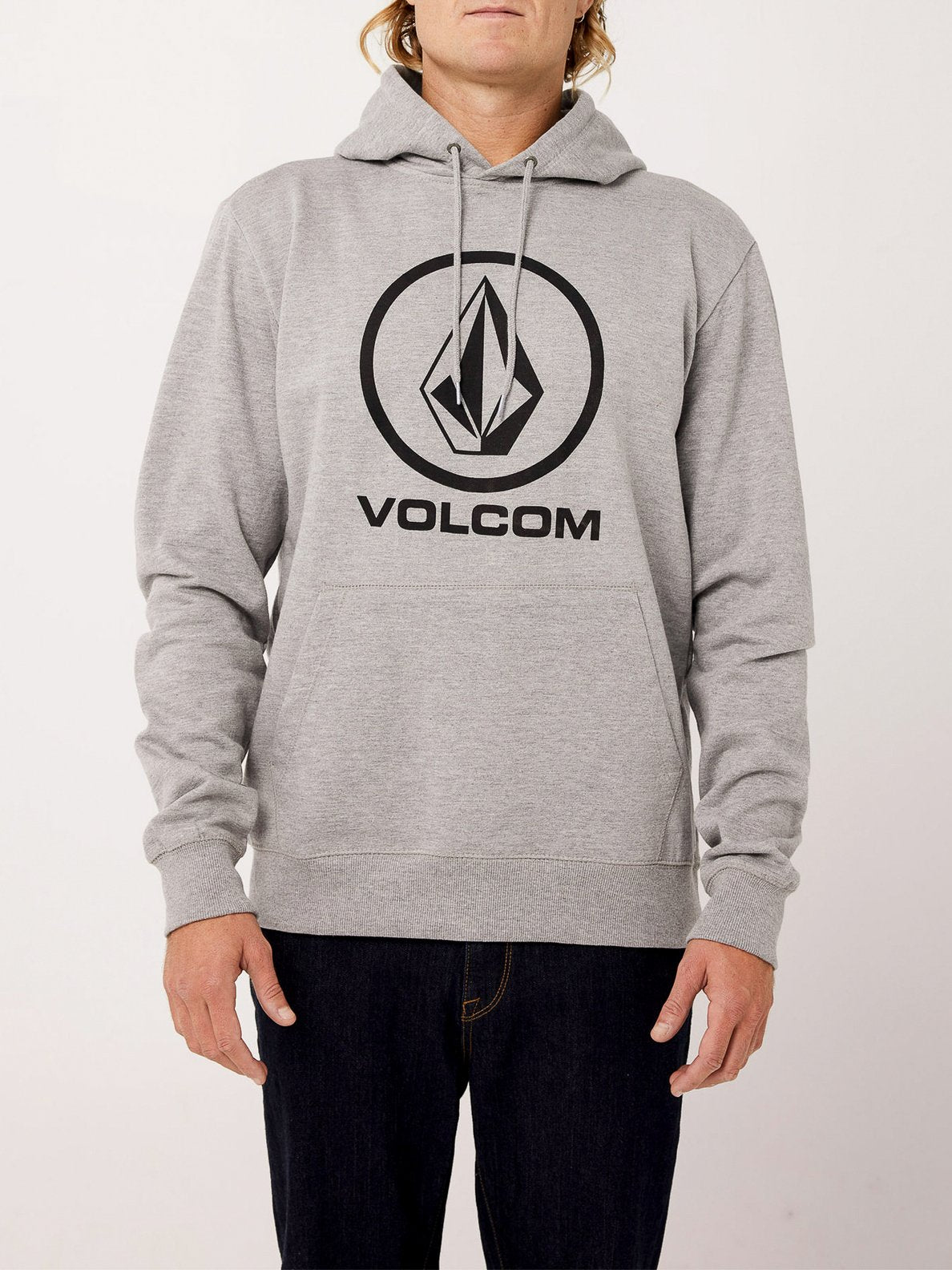 Volcom Brass Tacks 1.5 Pullover Fleece - Port Heather grey