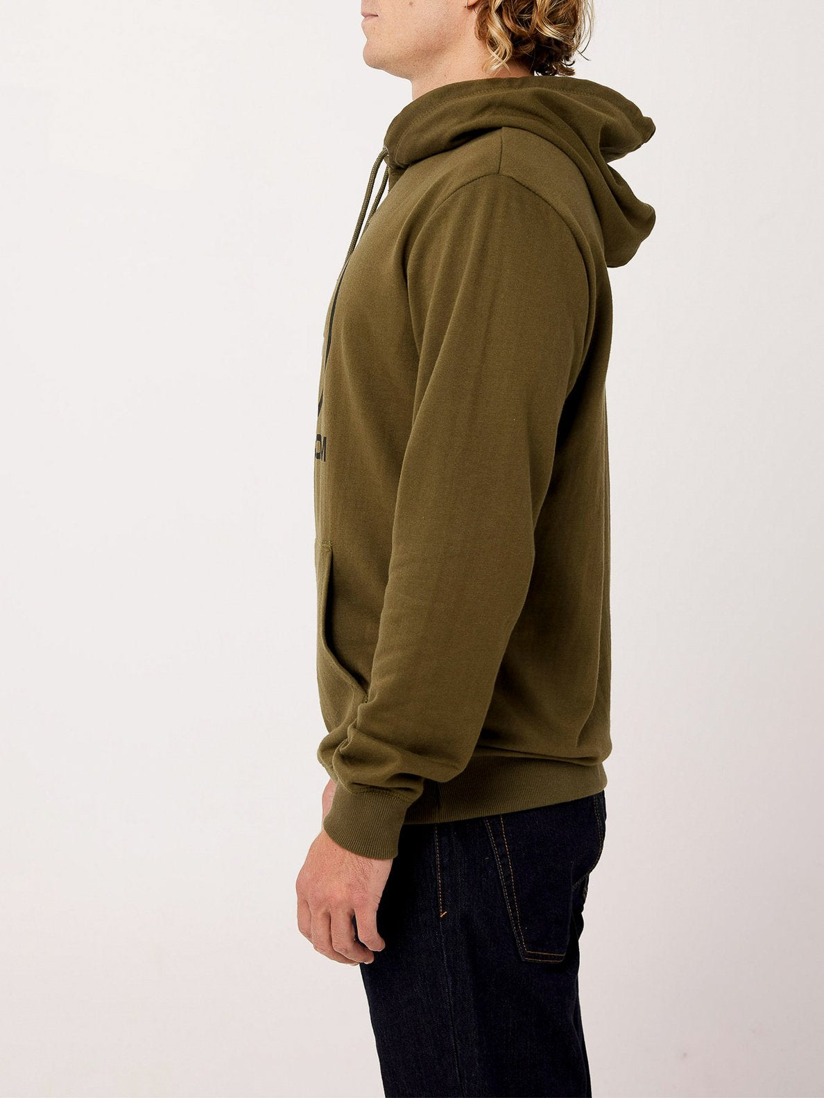 Volcom Brass Tacks 1.5 Pullover Fleece - Port Military