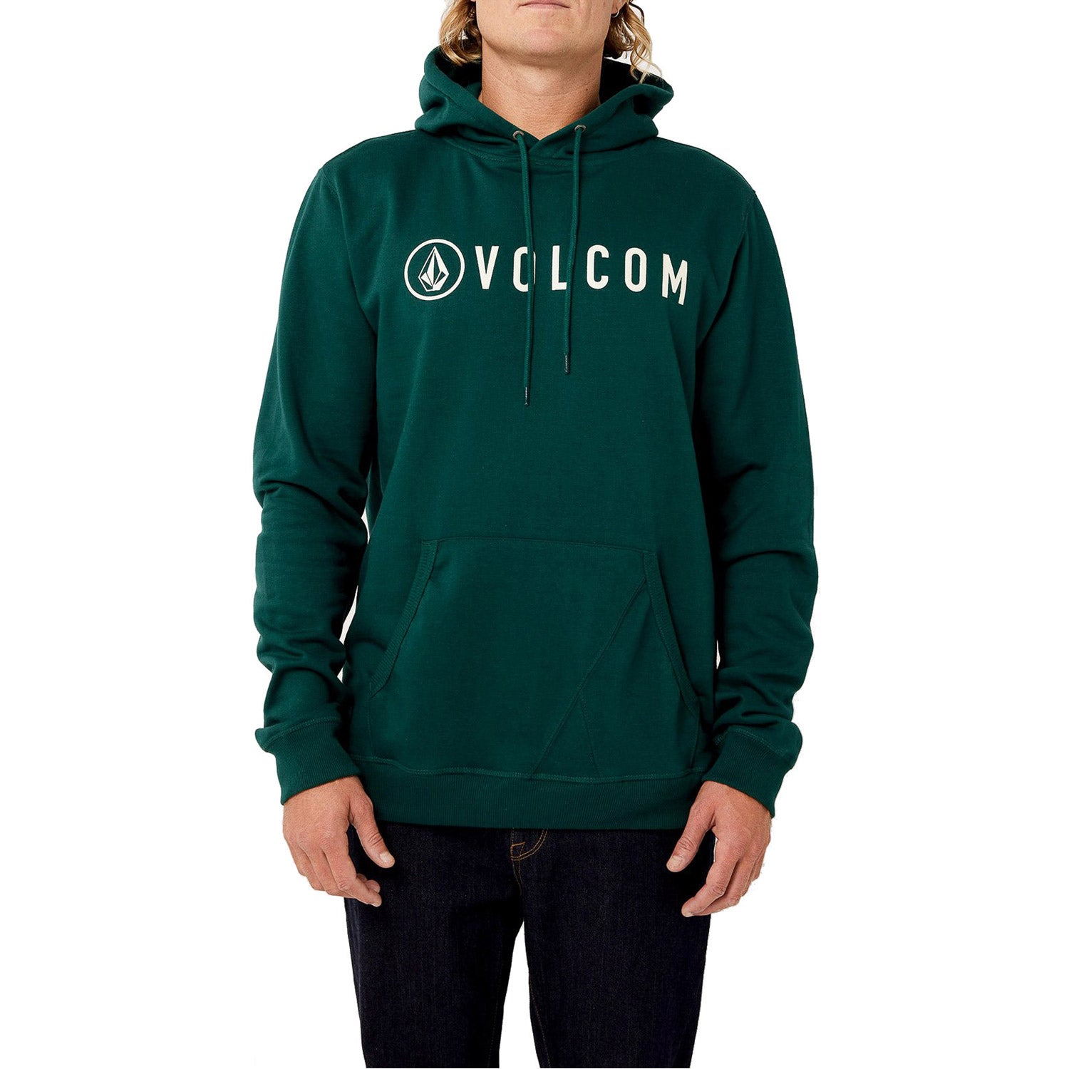 Volcom Header Pullover Hoodie Evergreen