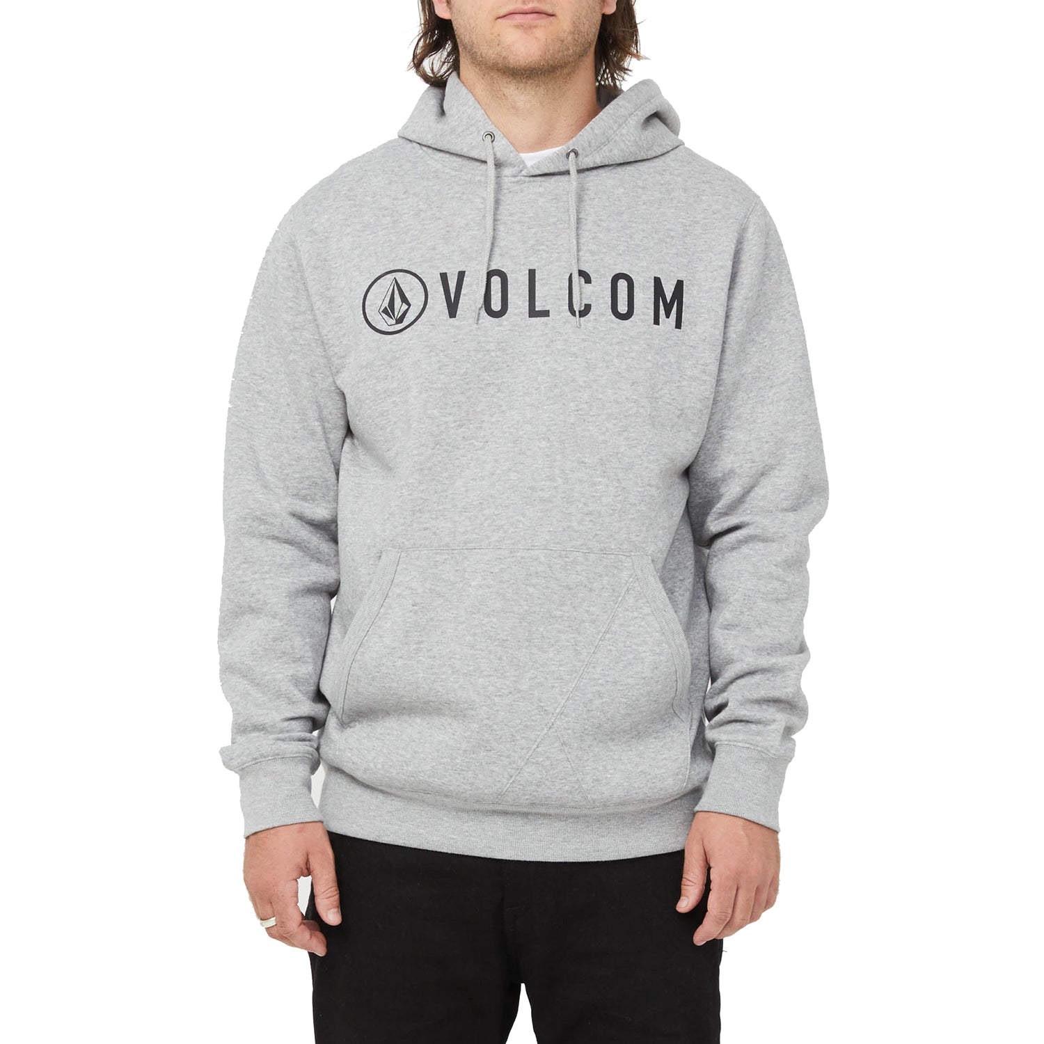 Volcom Header Pullover Hoodie Heather Grey