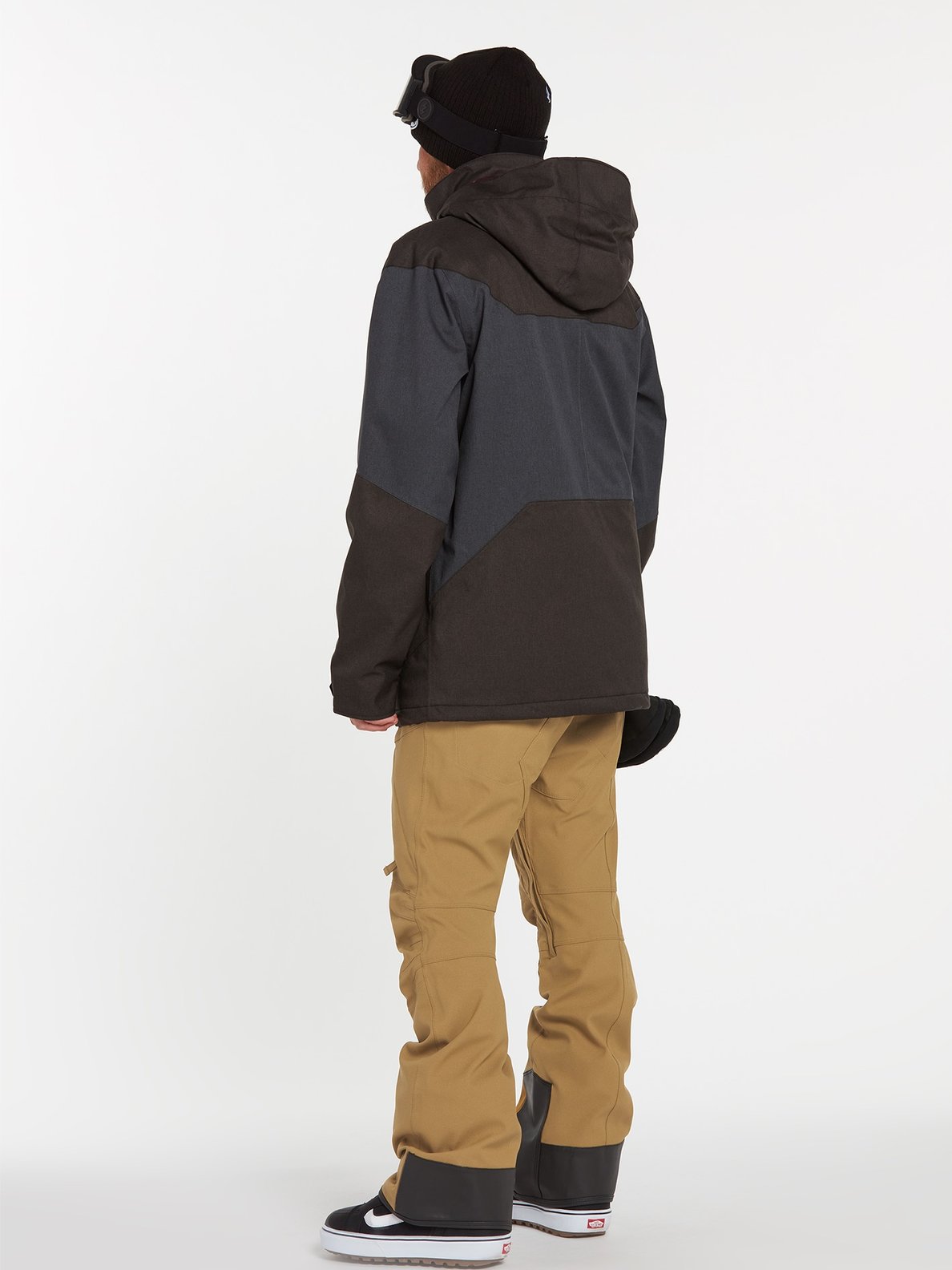 Volcom Mens New Articulated Pants - Black Burnt khaki
