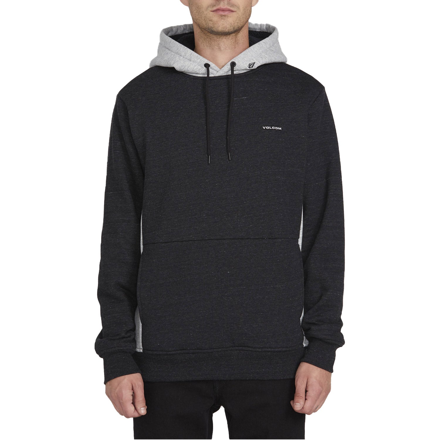 Volcom Single Stone Lined Hoodie - Sulfer Black