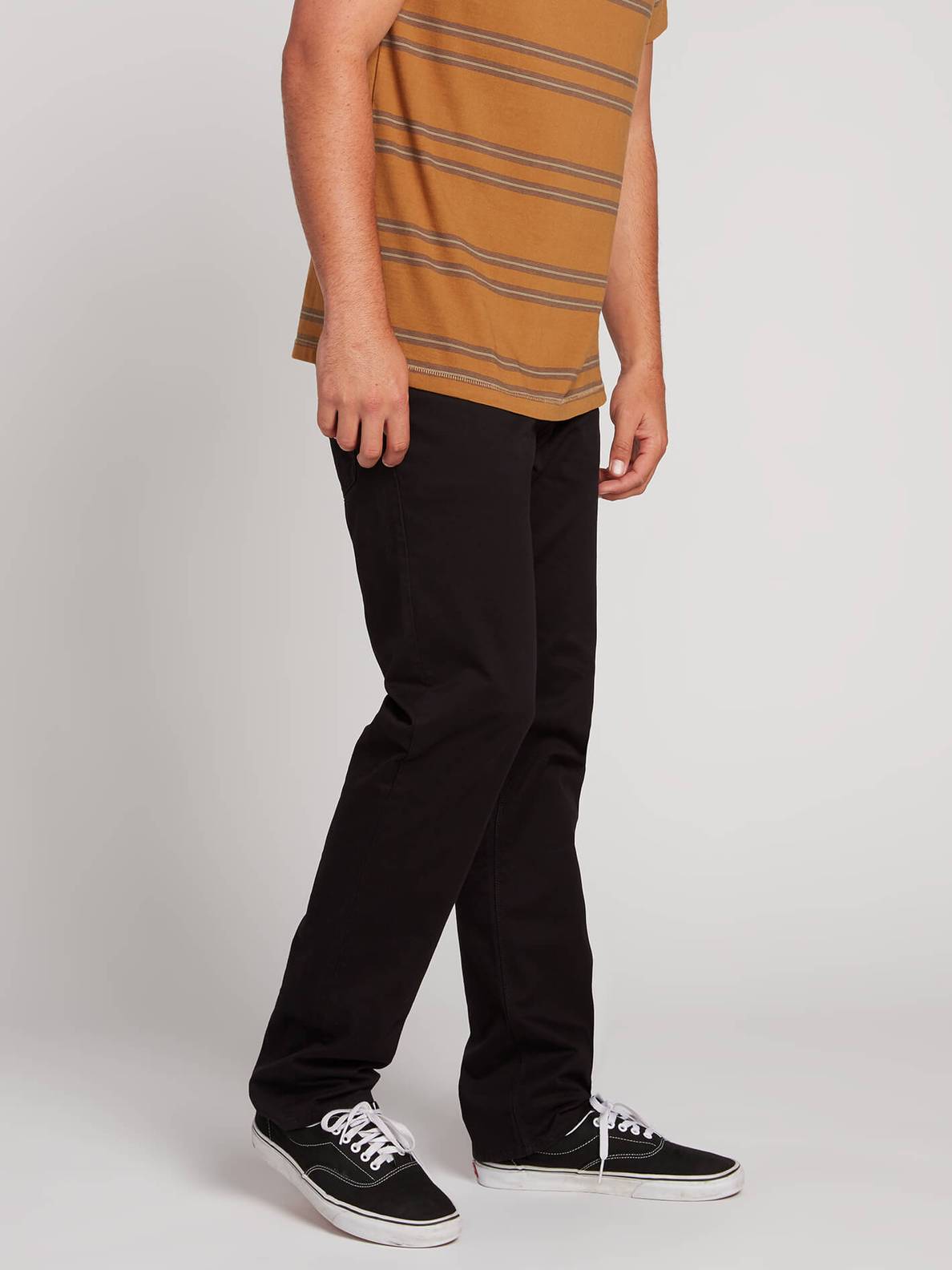 Volcom Solver Lite 5 Pocket Pant - Beige Black