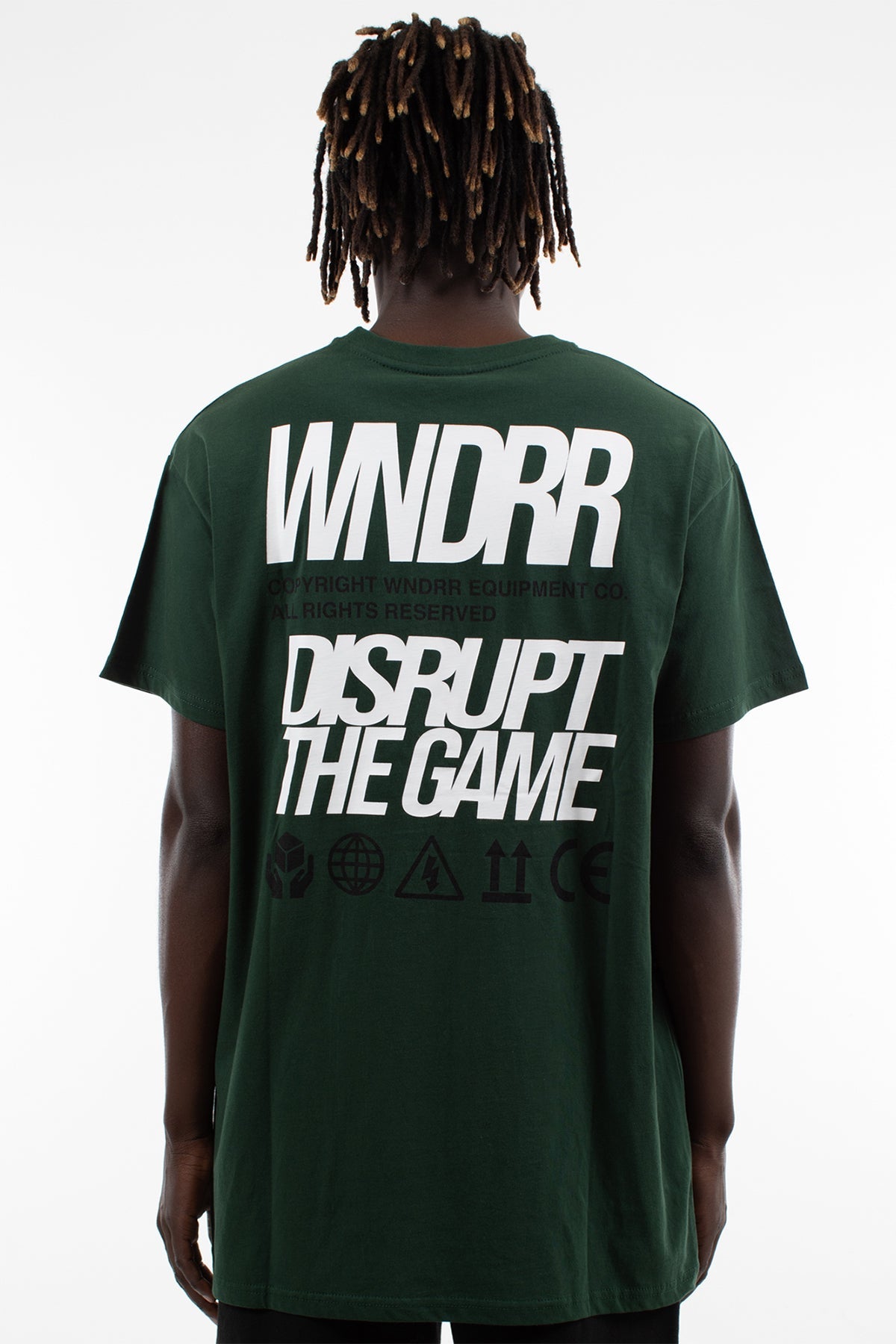 WNDRR CHECK MARK CUSTOM FIT TEE Forest Green