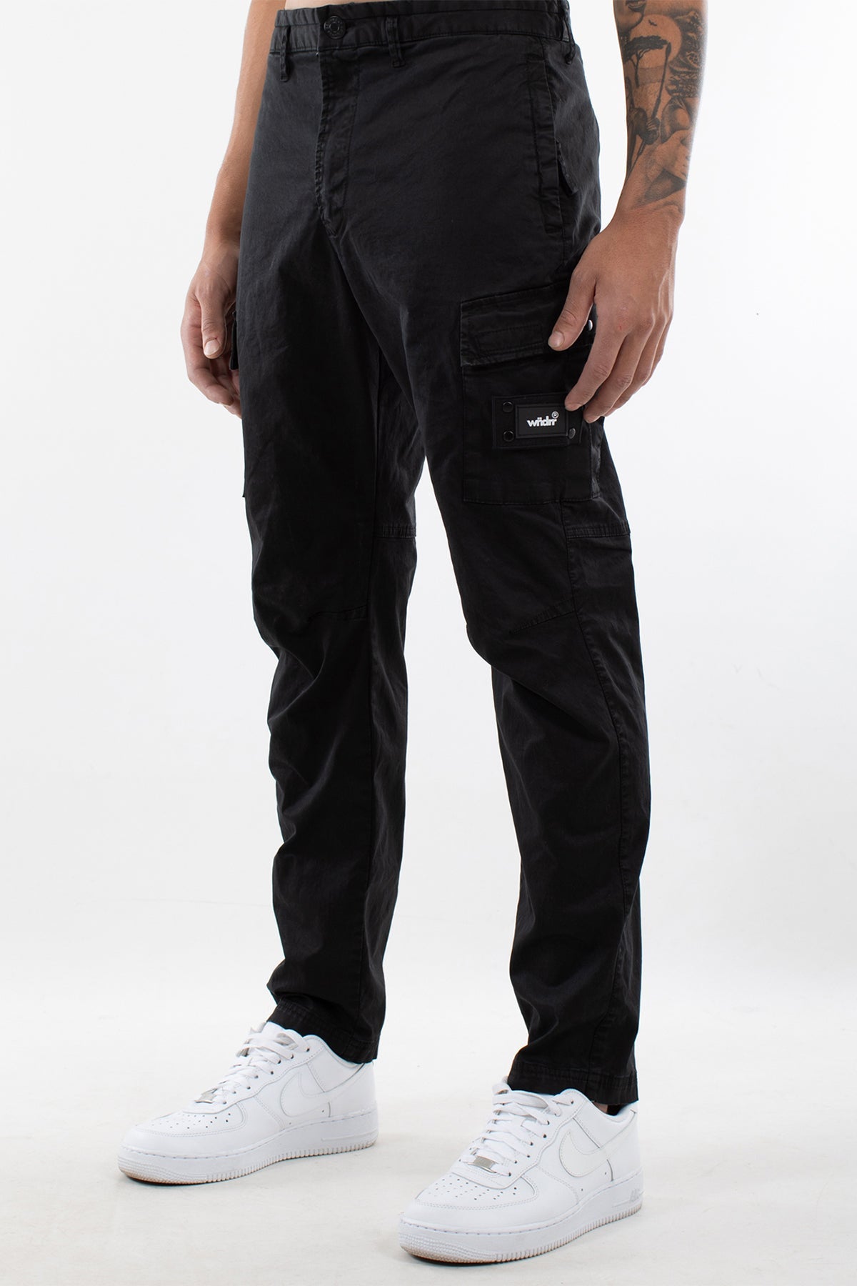 WNDRR FAIRFAX CARGO PANT Black