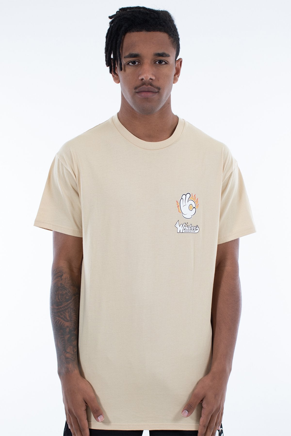 WNDRR FLAME CUSTOM FIT TEE Tan