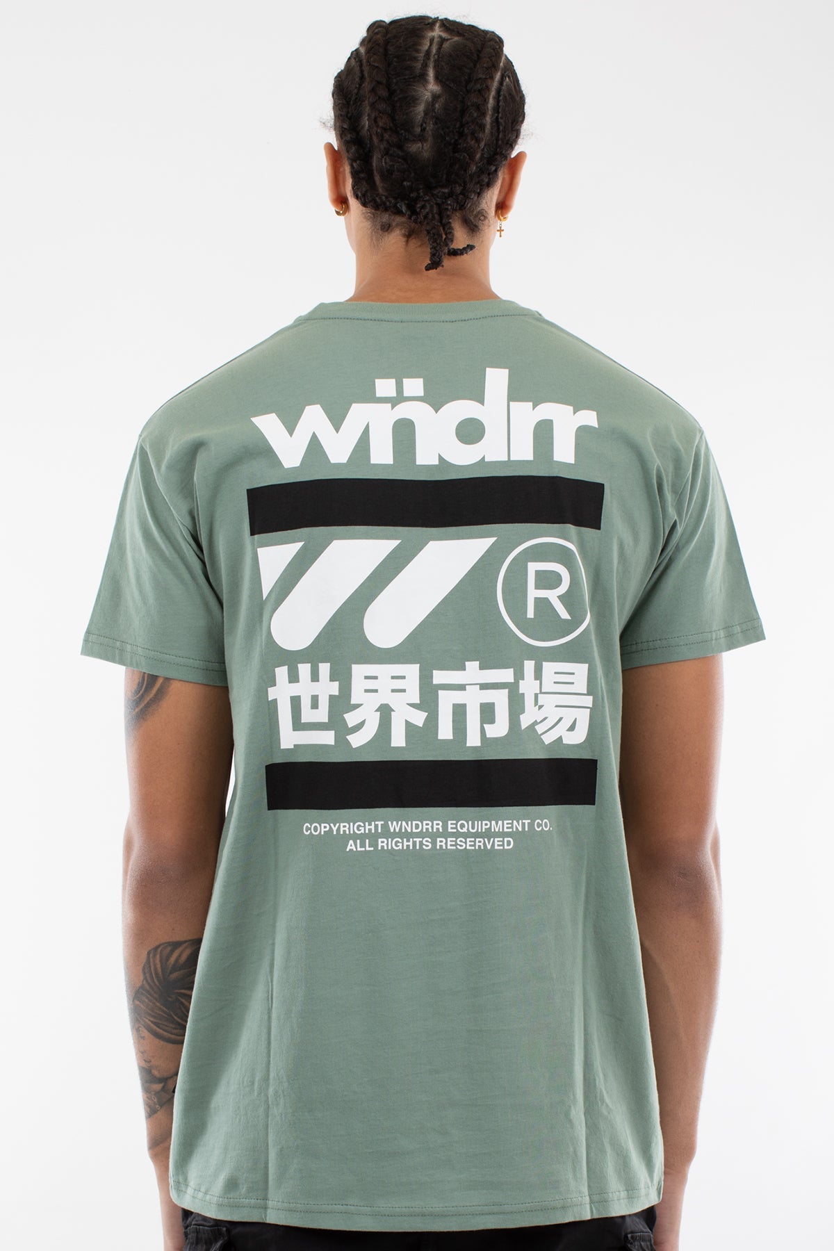 WNDRR HAKU CUSTOM FIT TEE Olive