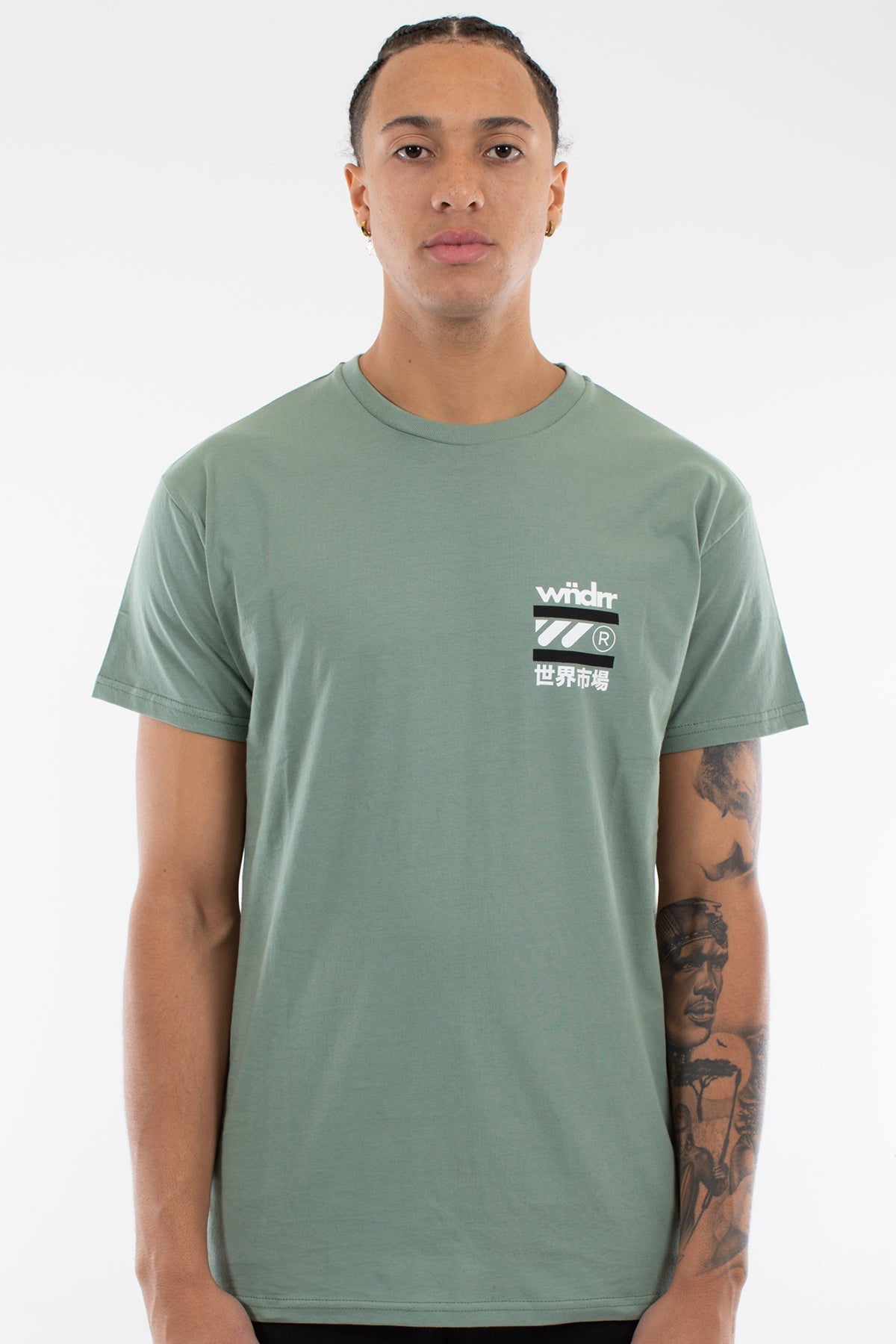WNDRR HAKU CUSTOM FIT TEE Olive