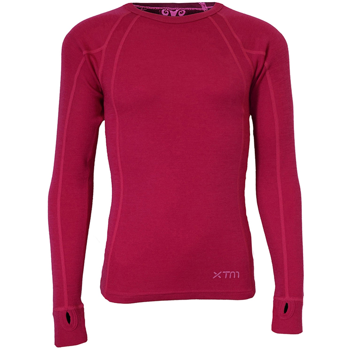 XTM Merino Kids Thermal Top 2019 Burgundy
