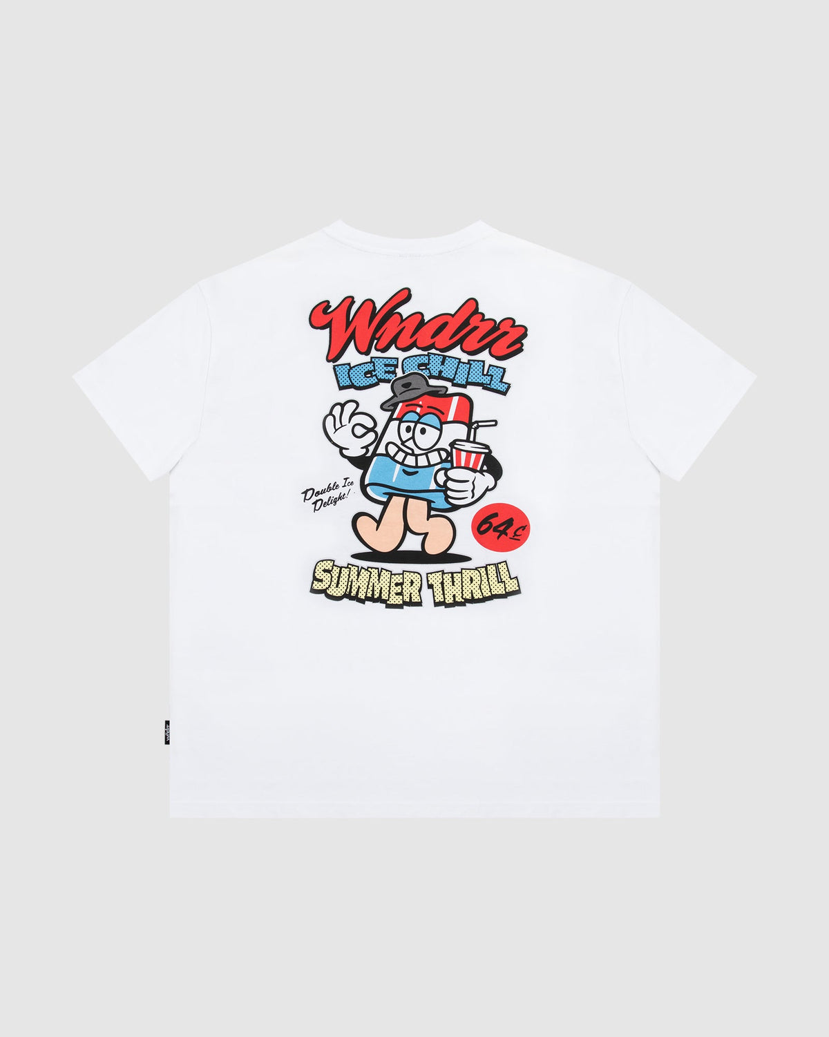 ICE POP BOX FIT TEE - WHITE