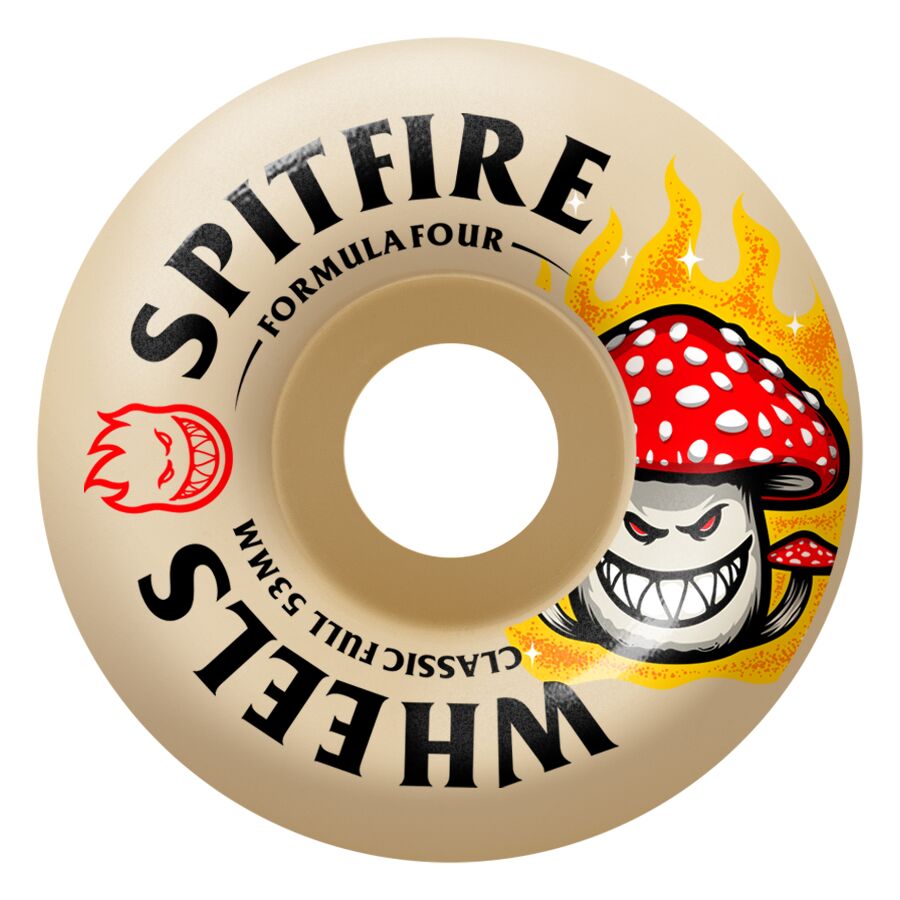 Spitfire Wheel F4 99D Shroom Bighead Natural 53Mm NATURAL - Image 1