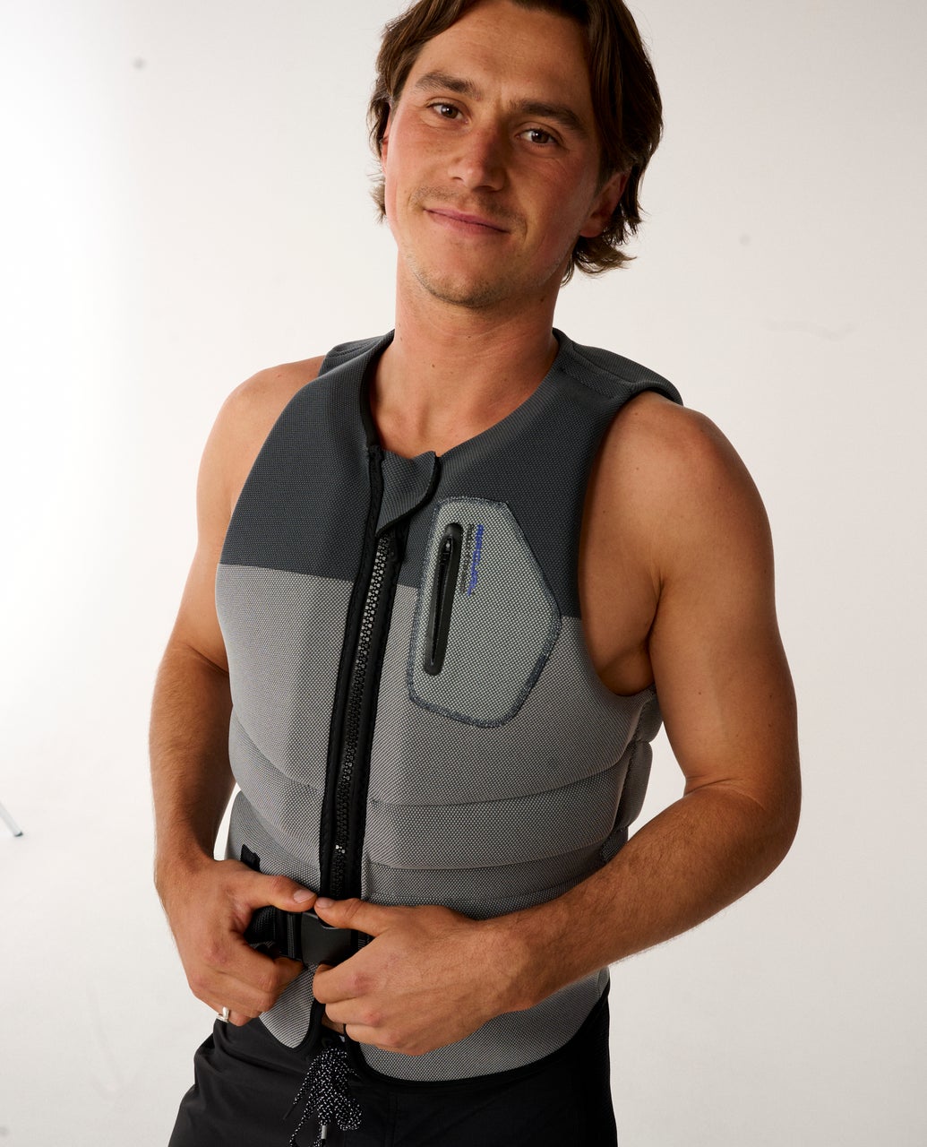 E-Bomb Buoy Vest Charcoal Grey - Image 6