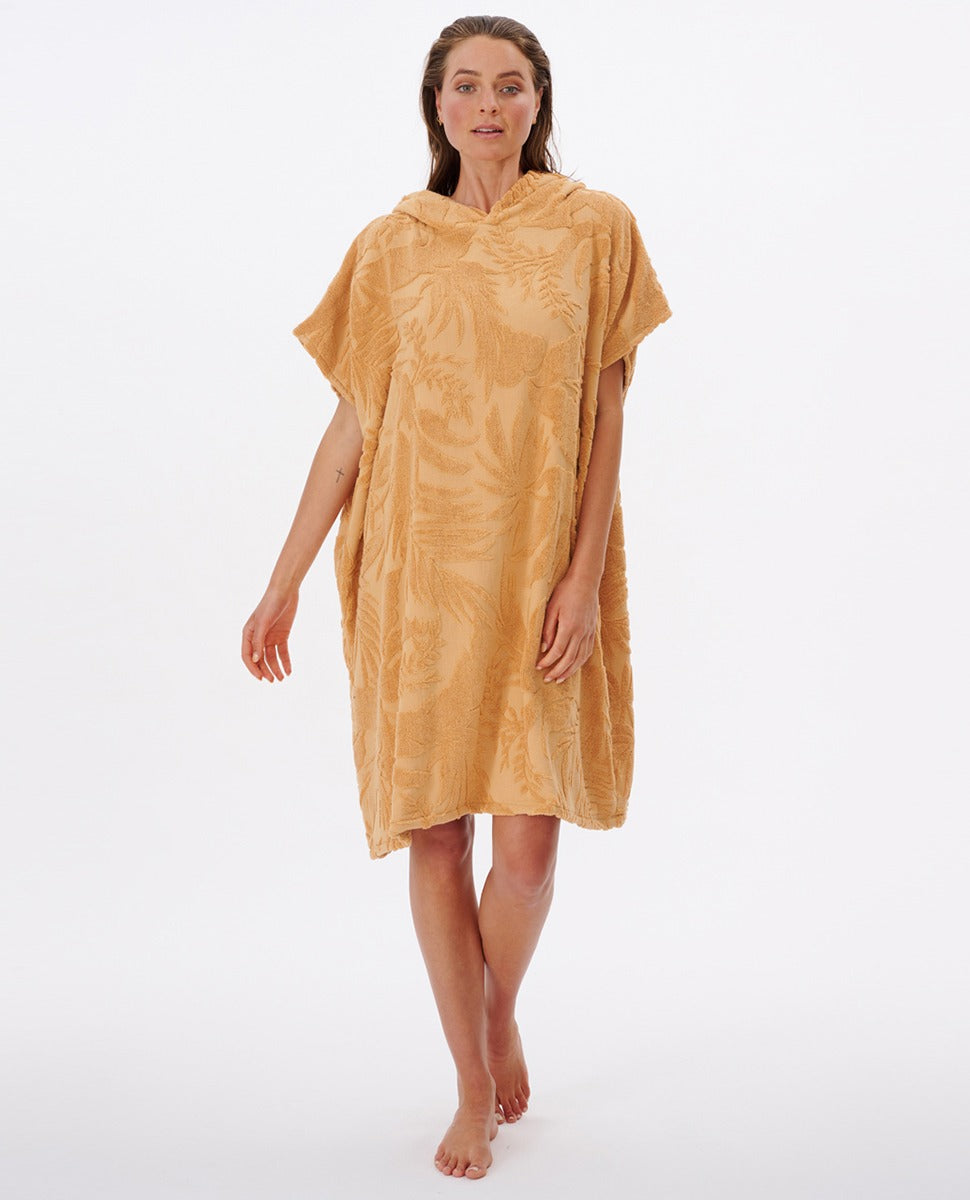 Sun Rays Terry Hooded Poncho
