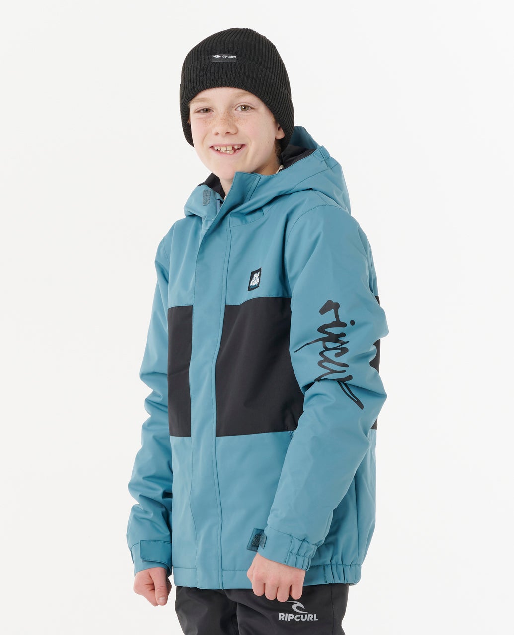 Kids Olly 10K Ski Jacket Ocean Blue Tie Dye - Image 2