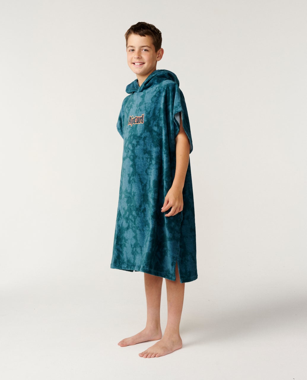 Kids Sessions Hooded Towel Blue Green - Image 2