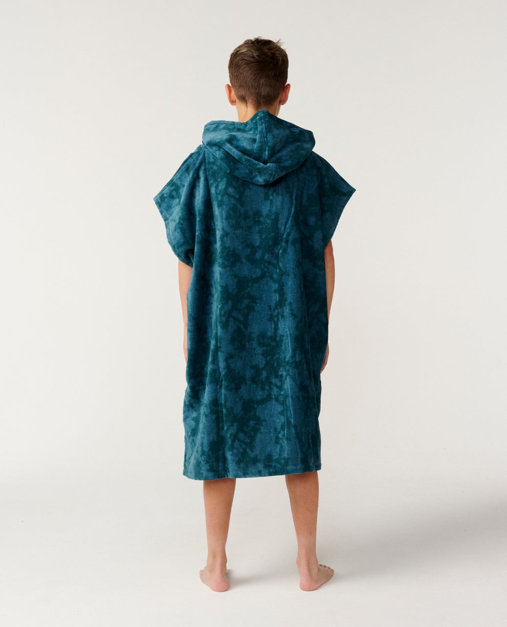 Kids Sessions Hooded Towel Blue Green - Image 3