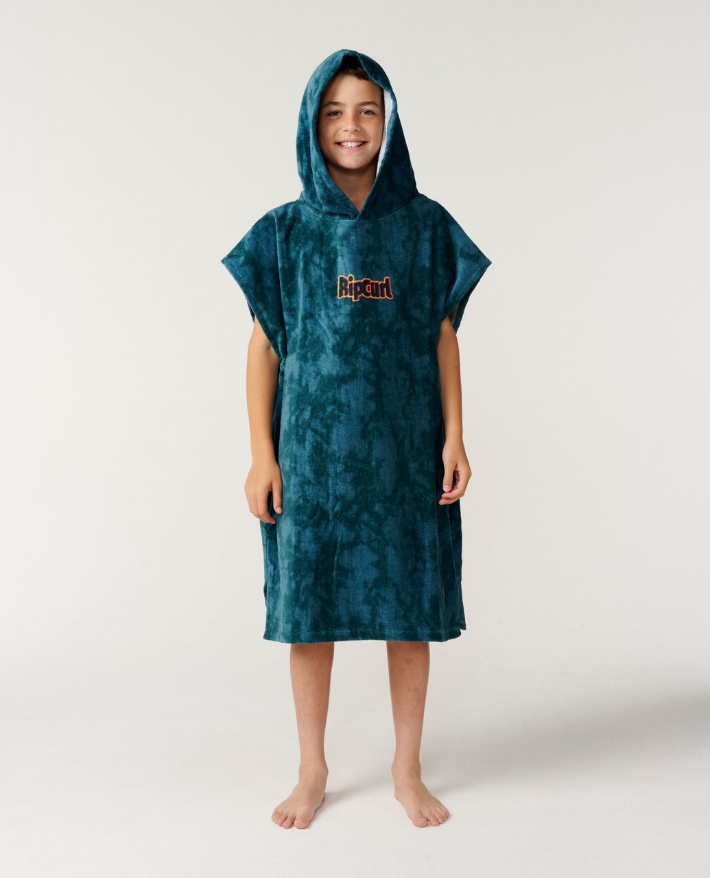 Kids Sessions Hooded Towel Blue Green - Image 4
