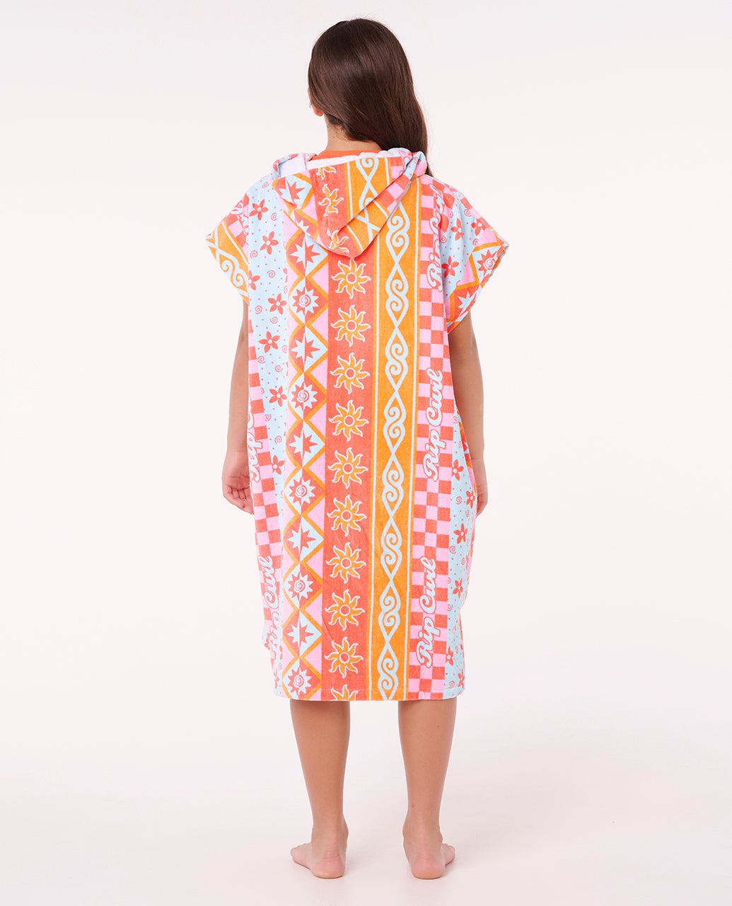 Mixed Cotton Hooded Towel - Girls