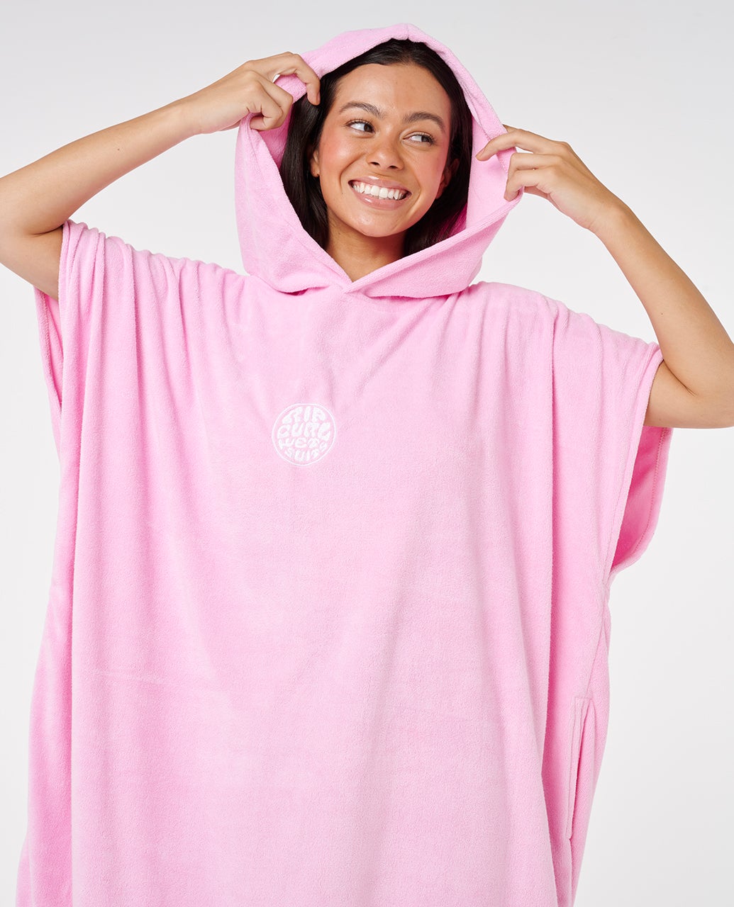 Classic Surf Hooded Towel Pink - Image 6