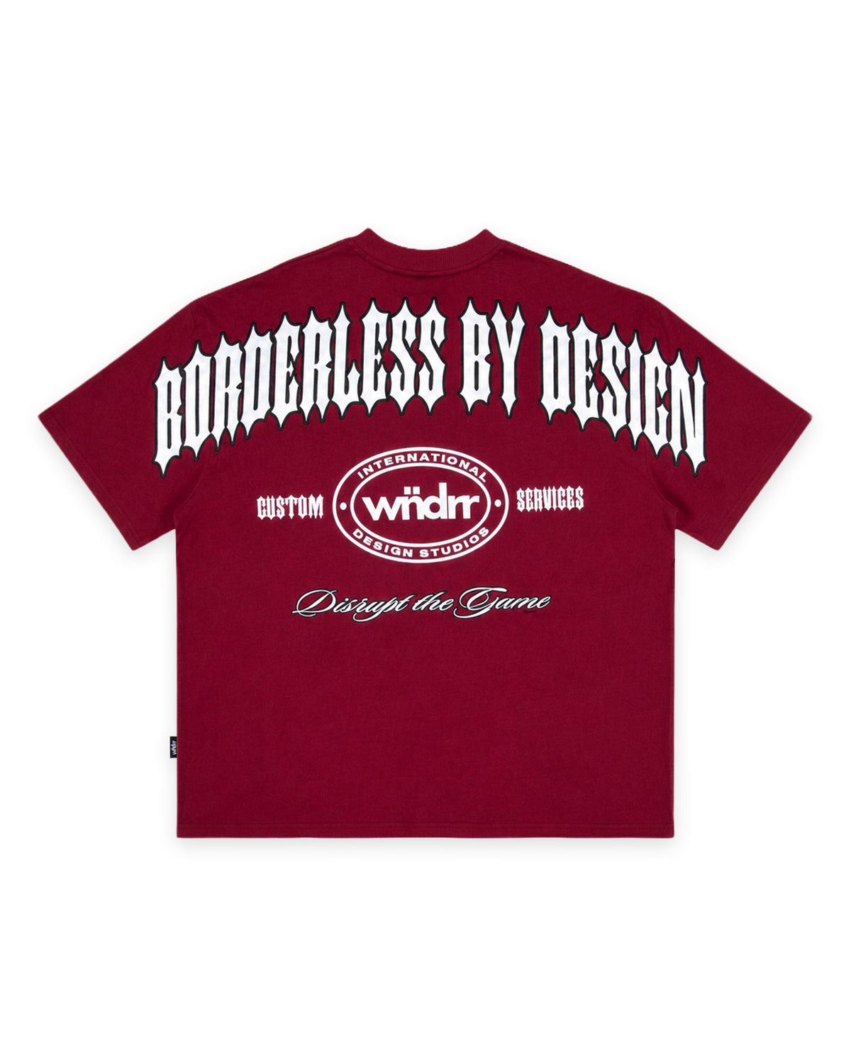 Rzn Heavy Weight Tee Blood Red - Image 1