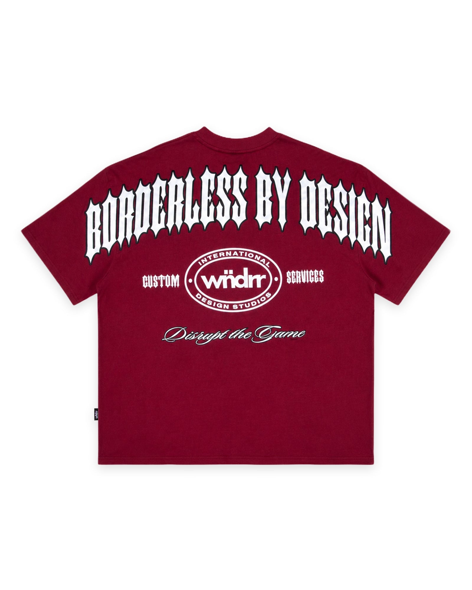 Rzn Heavy Weight Tee Blood Red - Image 1