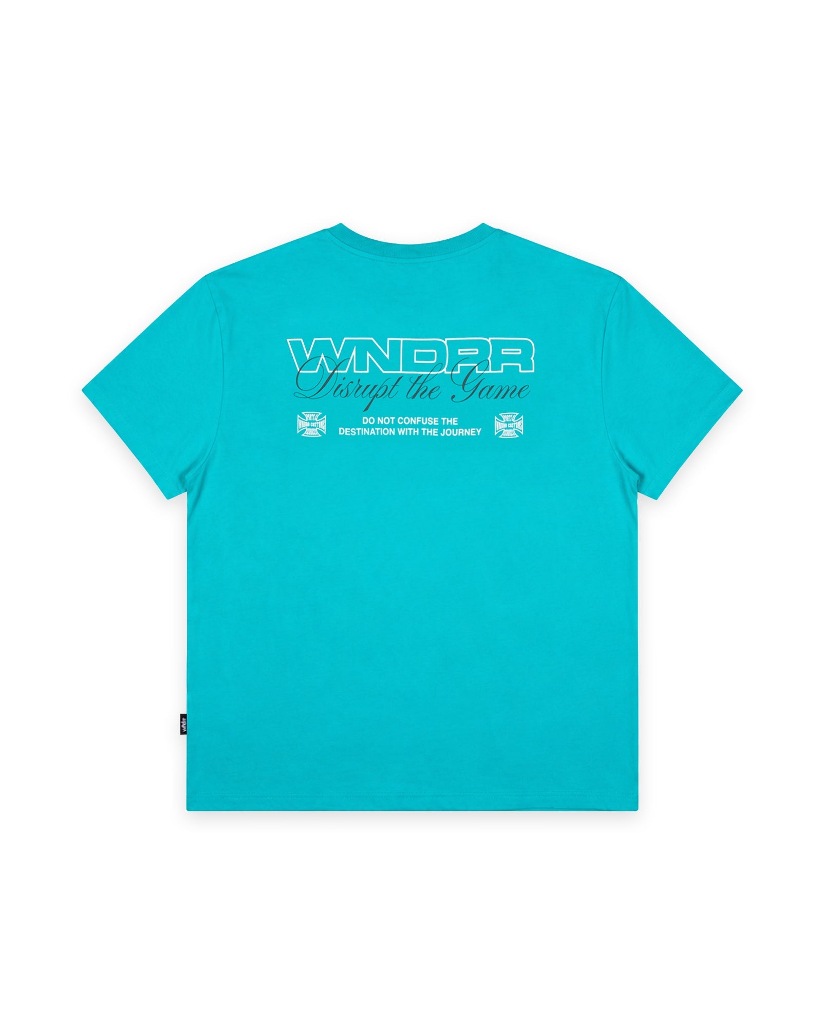 Displace Box Fit Tee Pool Green - Image 1