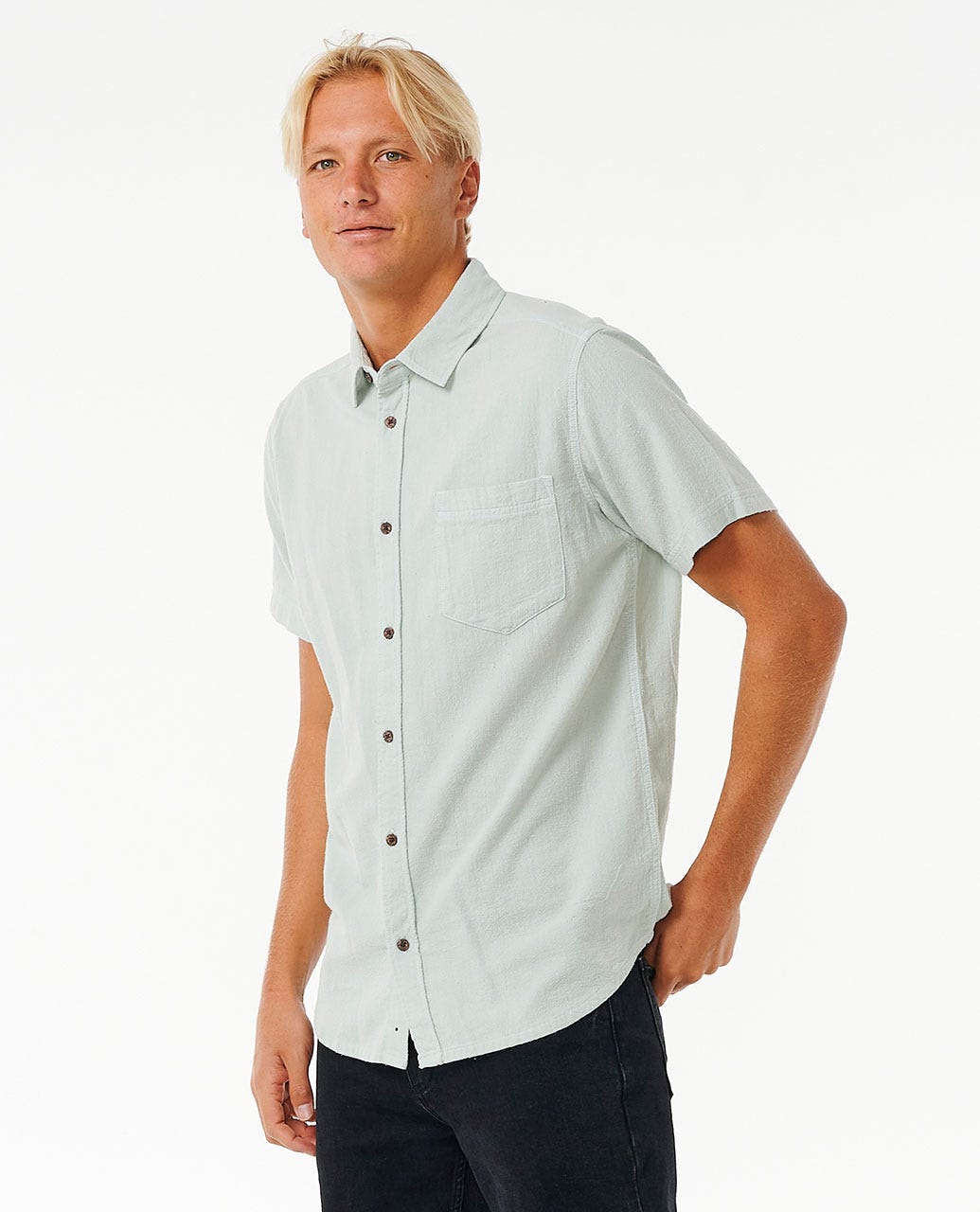 Washed Short Sleeve Shirt