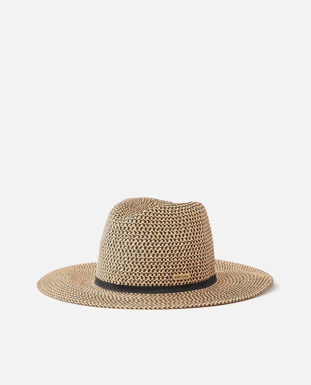 Classic Surf UPF Bucket Hat Black / Tan - Image 1