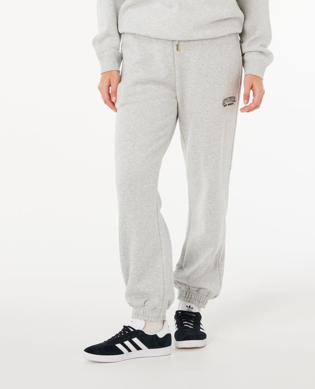 Womens Varsity Sports Track Pant Grey / Marle Black - Image 1