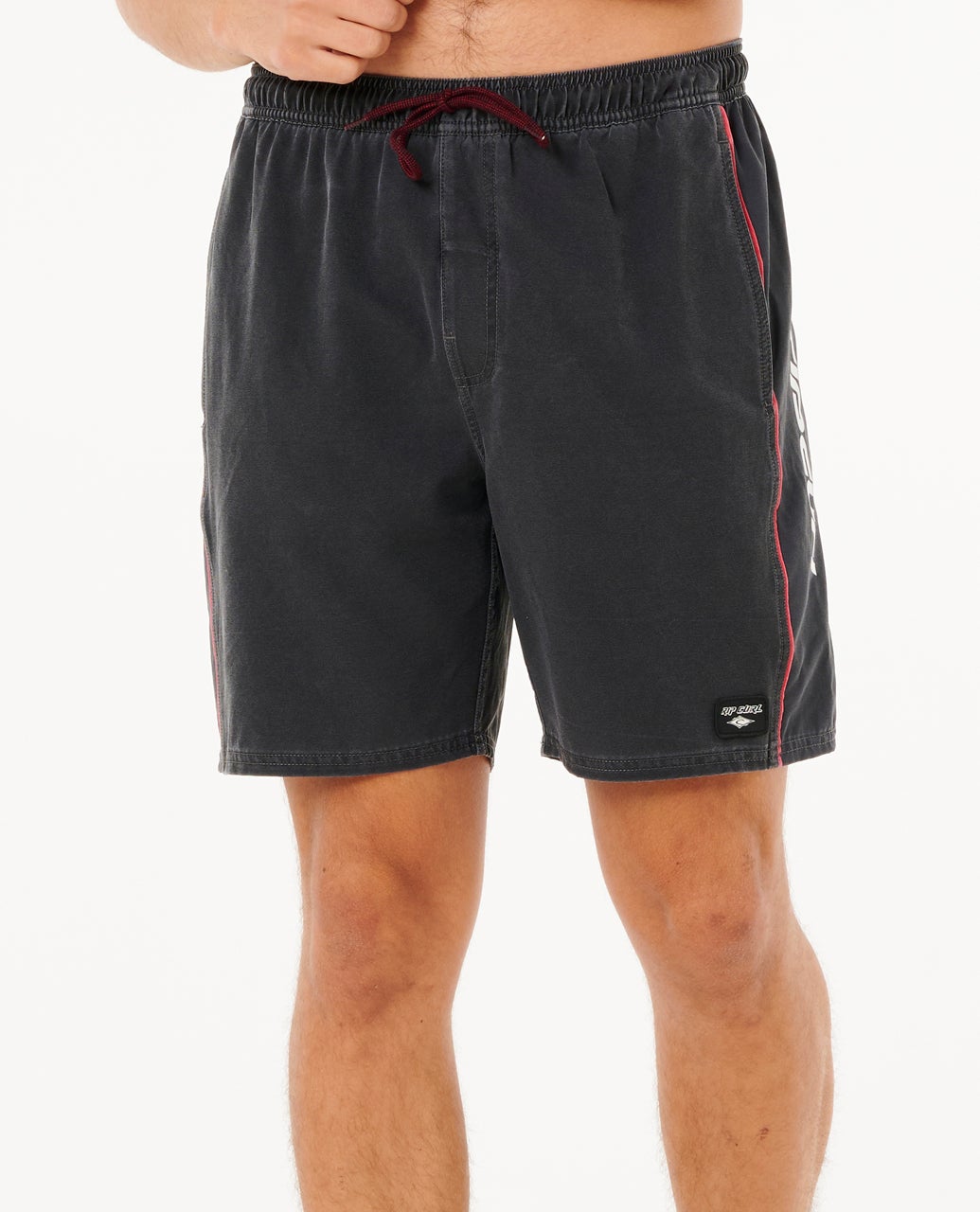 Mens Sideways Volley Walk Short Black / Red - Image 1