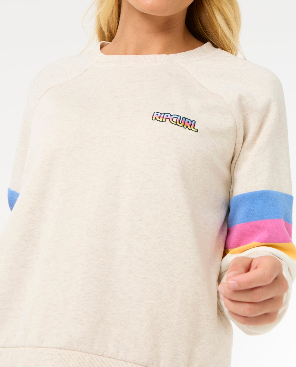 Las Dalias Raglan Crew