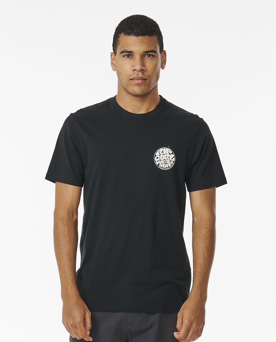 Ripcurl Wetsuit Icon Short Sleeve Tee Black