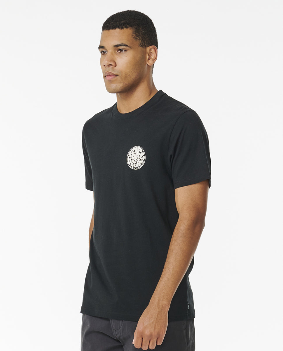 Ripcurl Wetsuit Icon Short Sleeve Tee Black