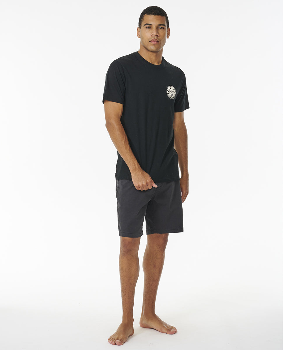 Ripcurl Wetsuit Icon Short Sleeve Tee Black