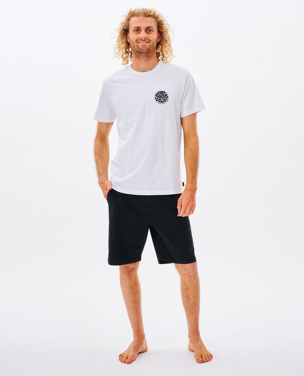 Ripcurl Wetsuit Icon Short Sleeve Tee White