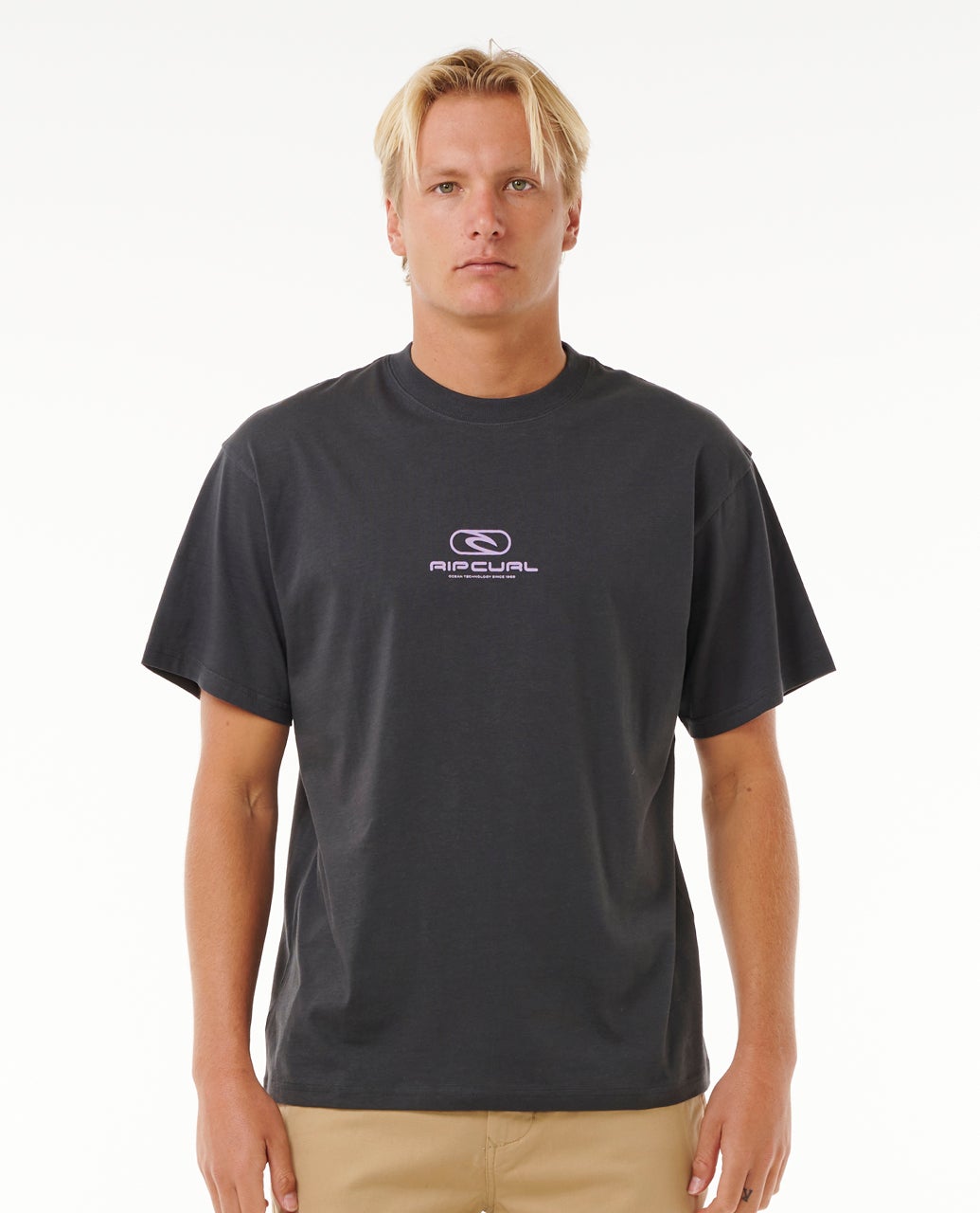 Pill Icon Tee Washed Black - Image 1