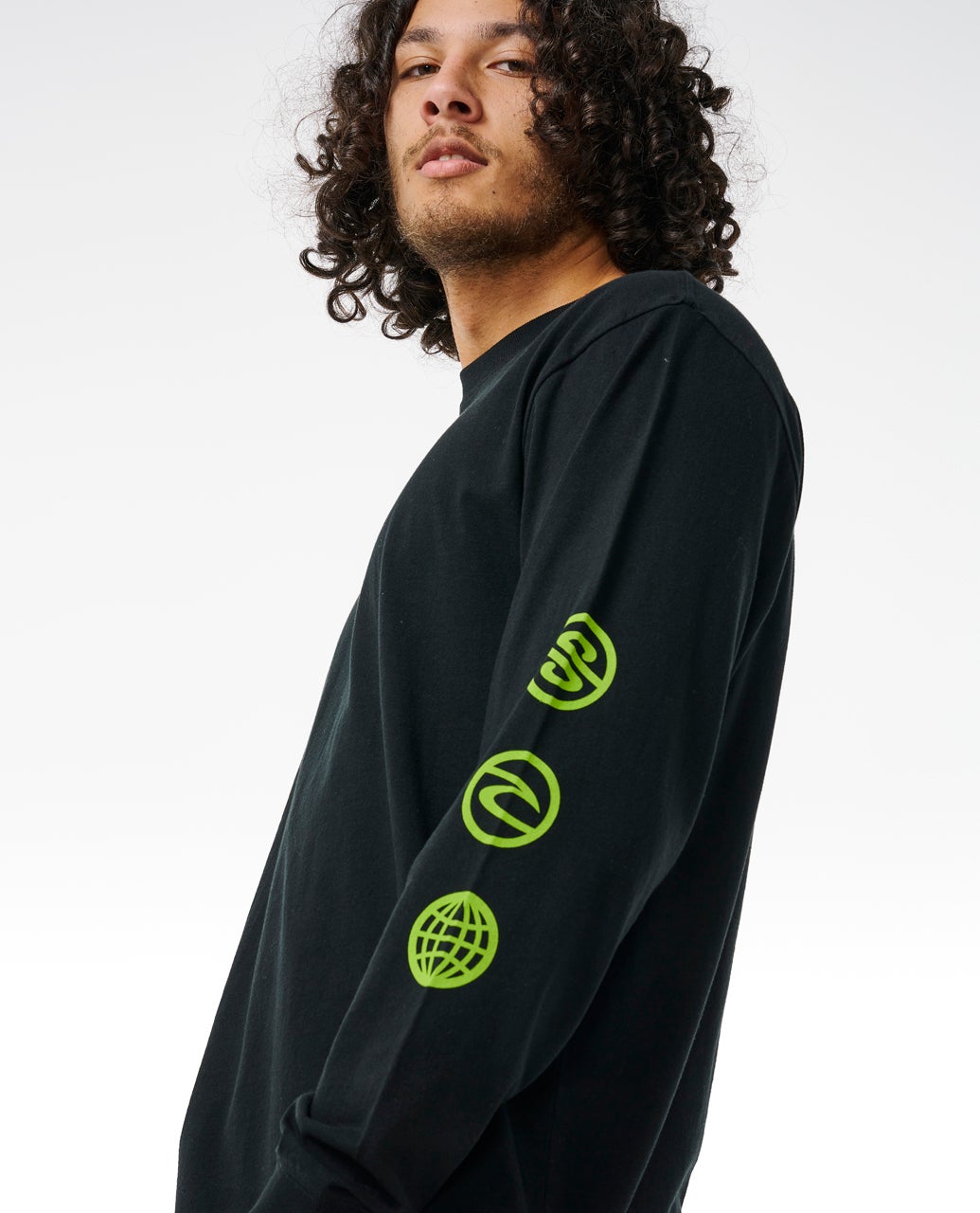 Archive Ocean Tech Long Sleeve T Shirt Black - Image 6
